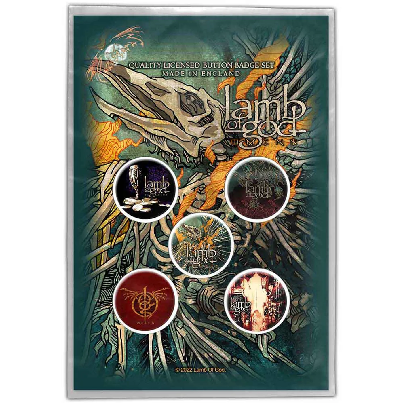 Lamb Of God Plastic - Pin Badge - Omens