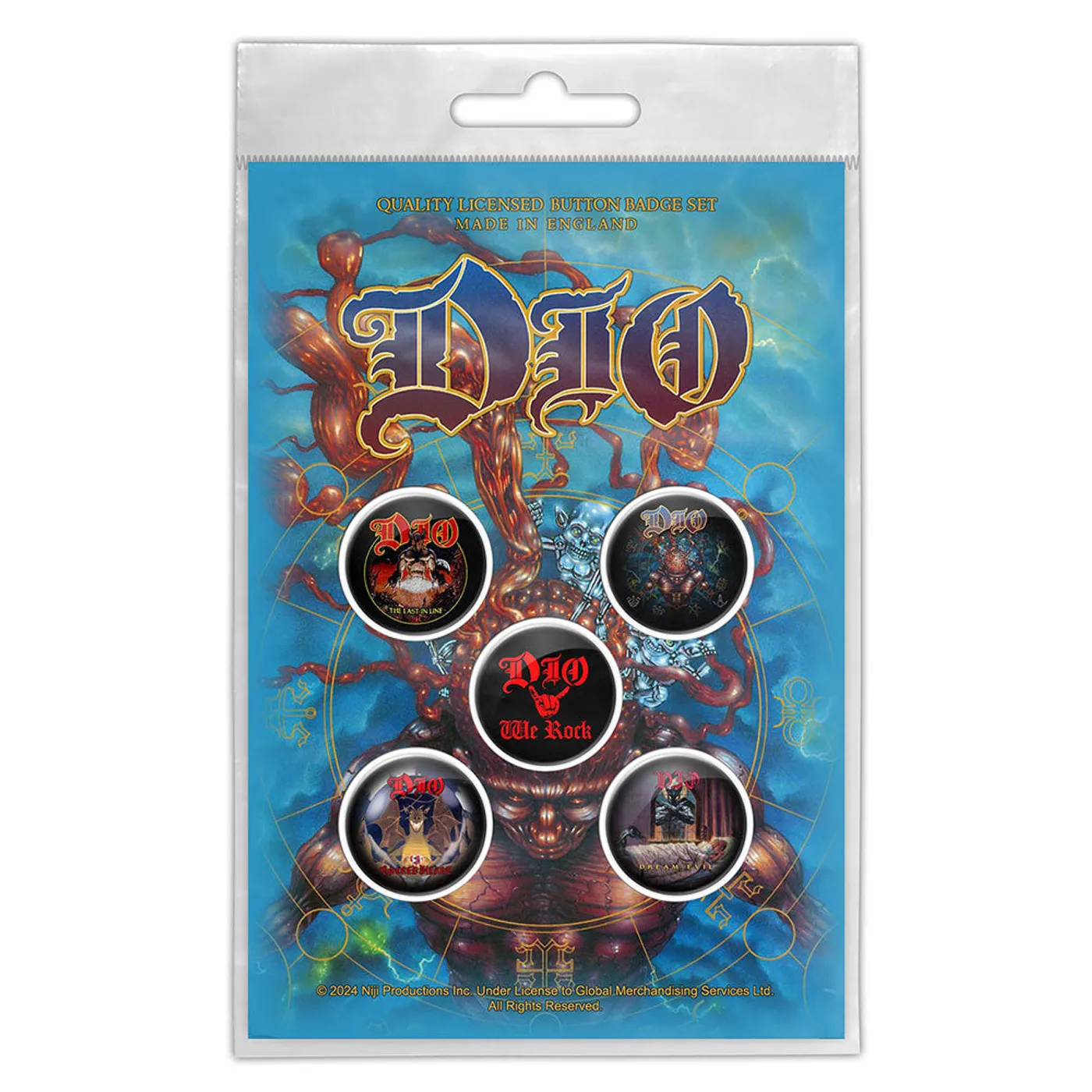 Dio Plastic - Pin Badge - Strange Highways