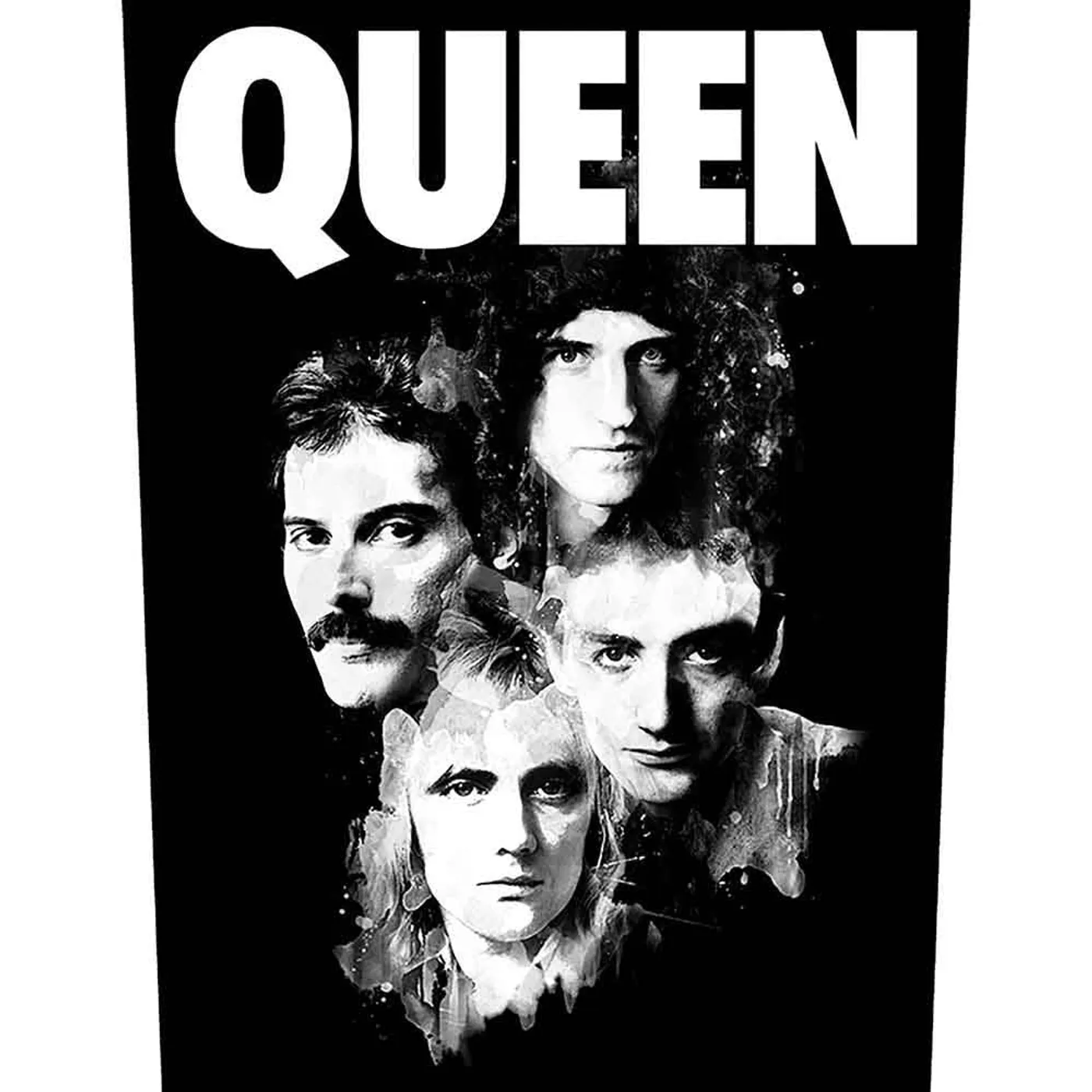 QUEEN Patches - Woven Sew On - Faces