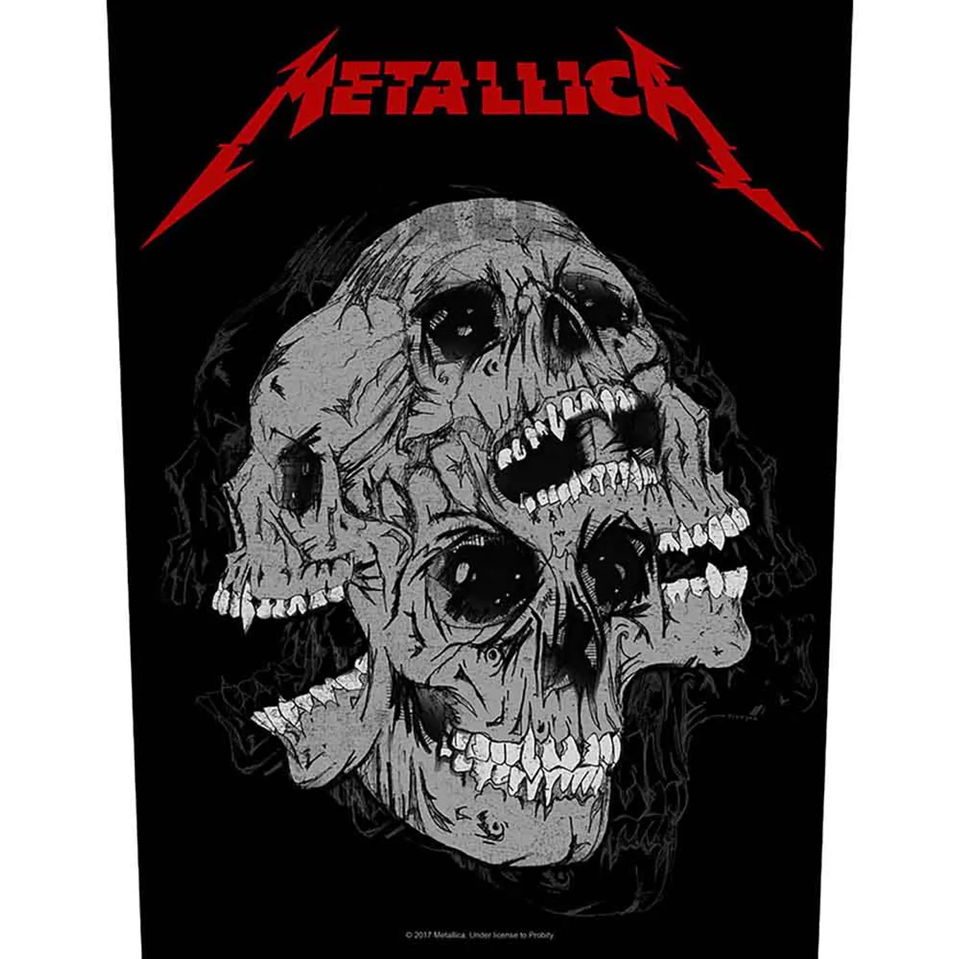 Metallica Patches - Woven Sew On - Skulls