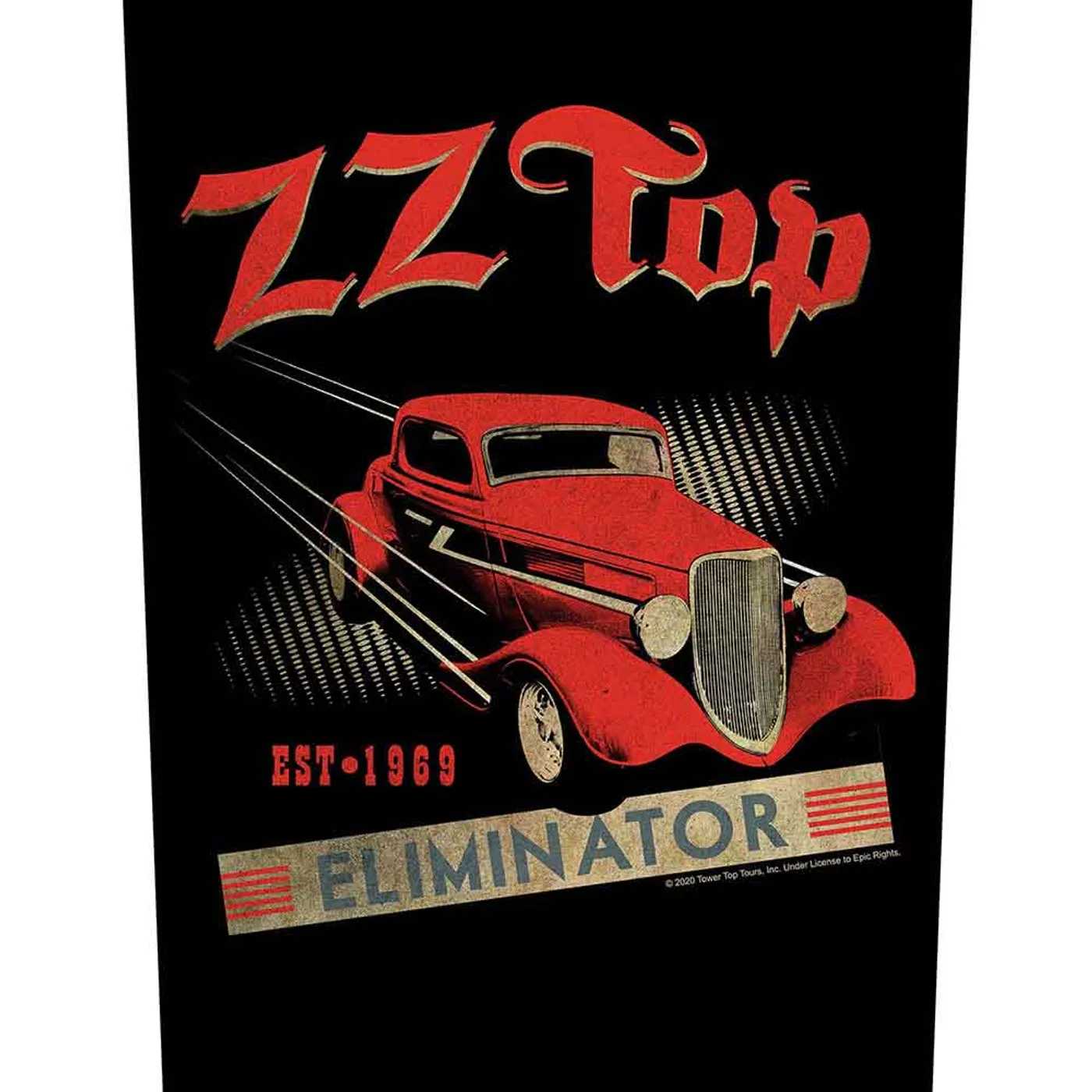 ZZ Top Patches - Woven Sew On - Eliminator