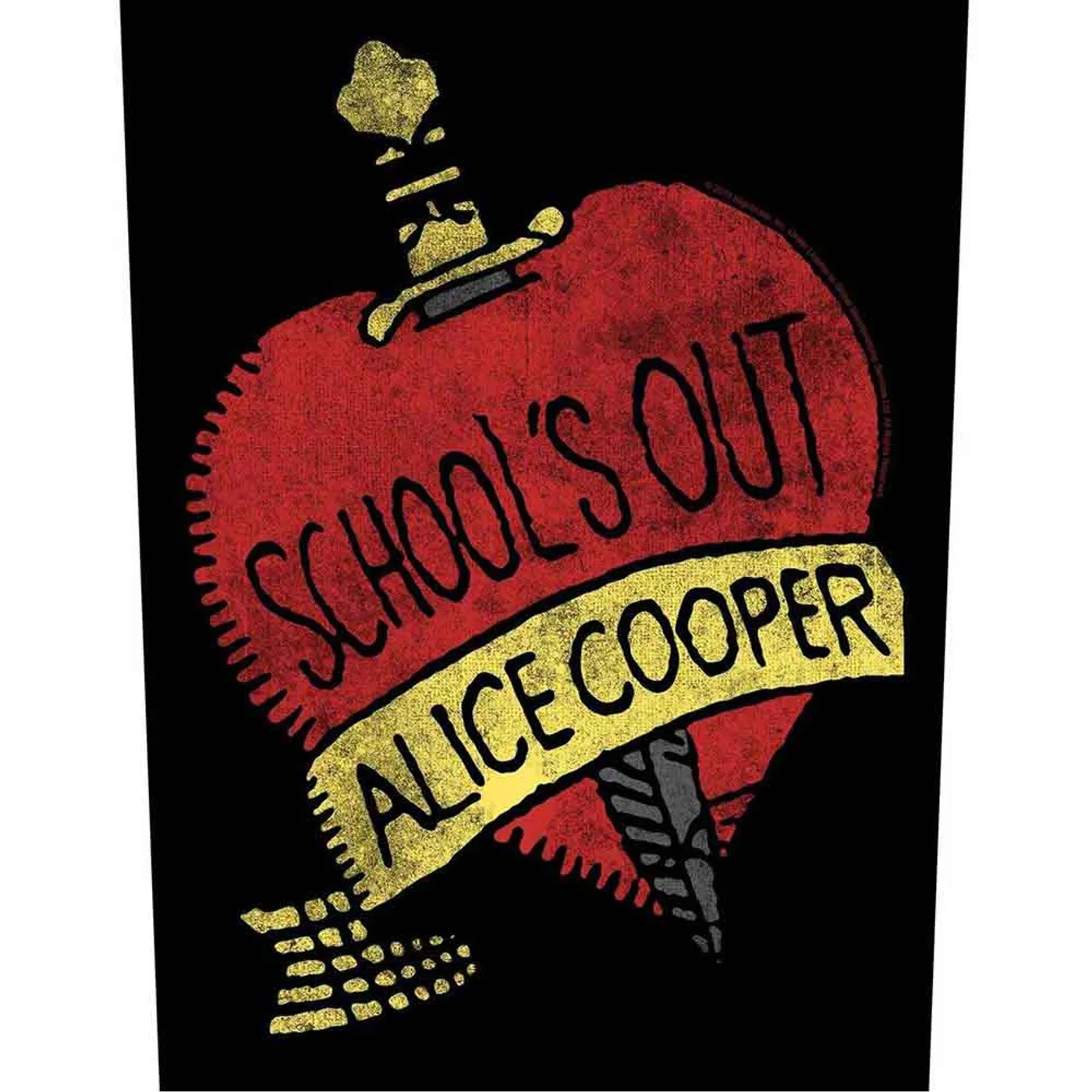 Alice Cooper Patches - Woven Sew On - School's Out