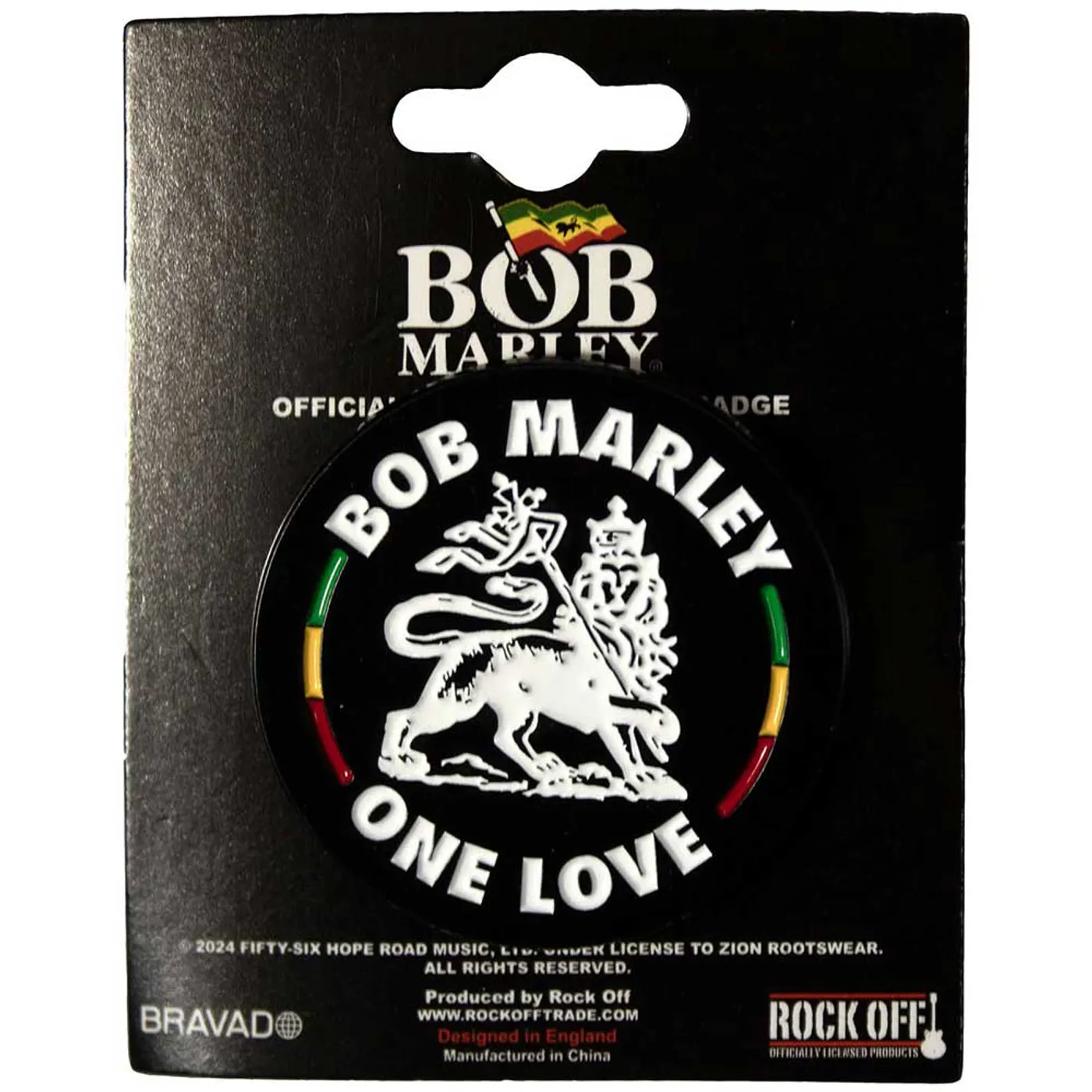 Bob Marley Pin - Badge - Lion