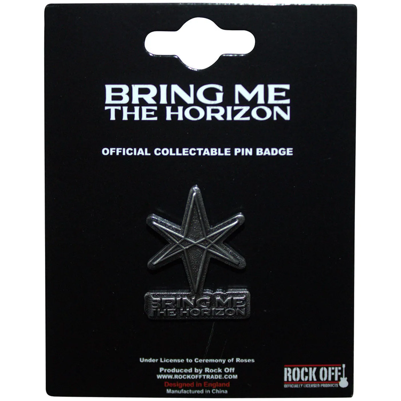 Bring Me The Horizon Pin - Badge - 6-Point Star