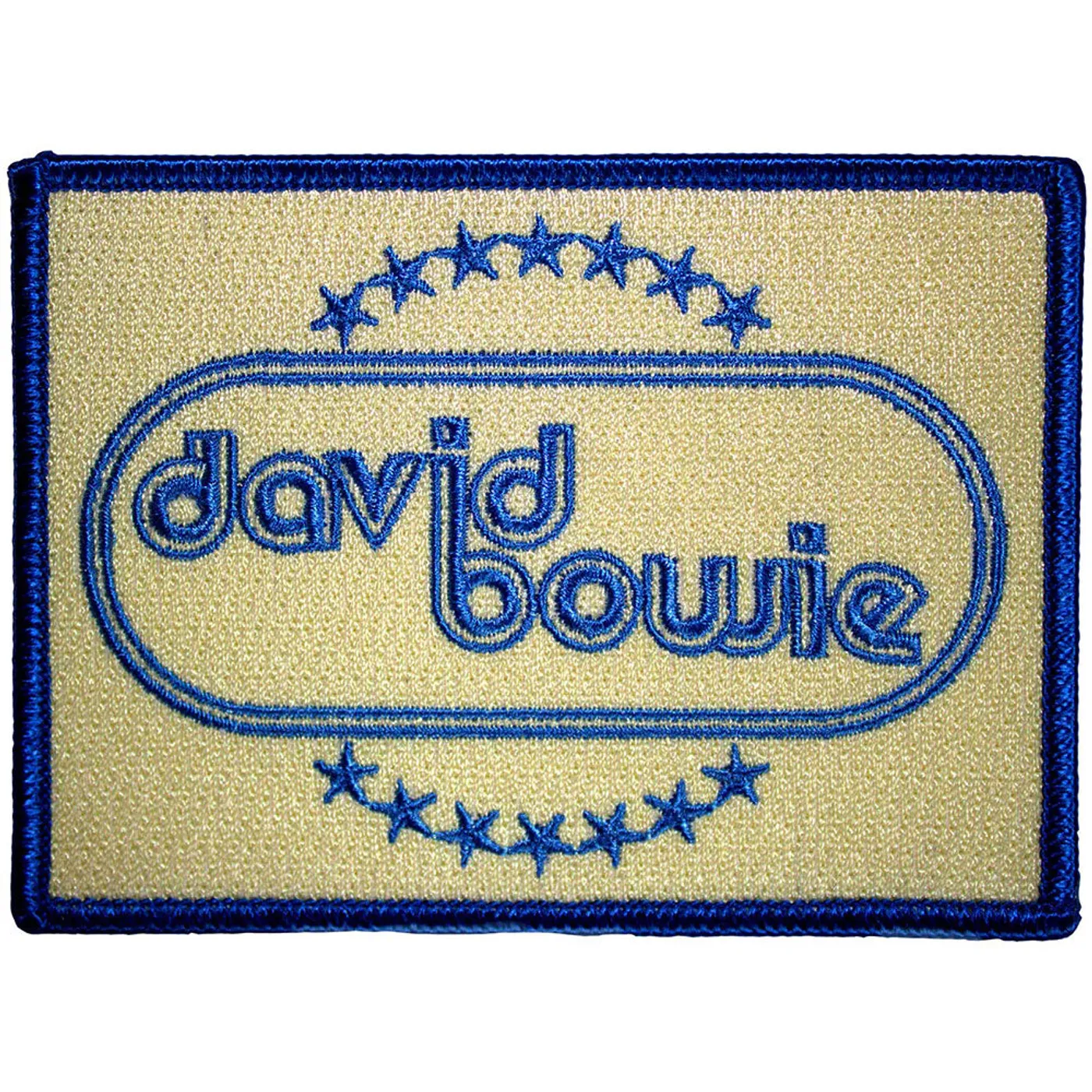 David Bowie Patches - Iron On - Oval and Stars