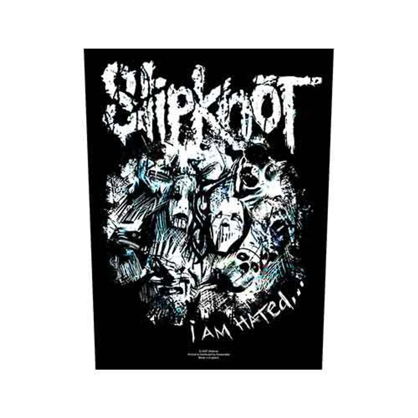 Slipknot Patches - Woven Sew On - I Am Hated