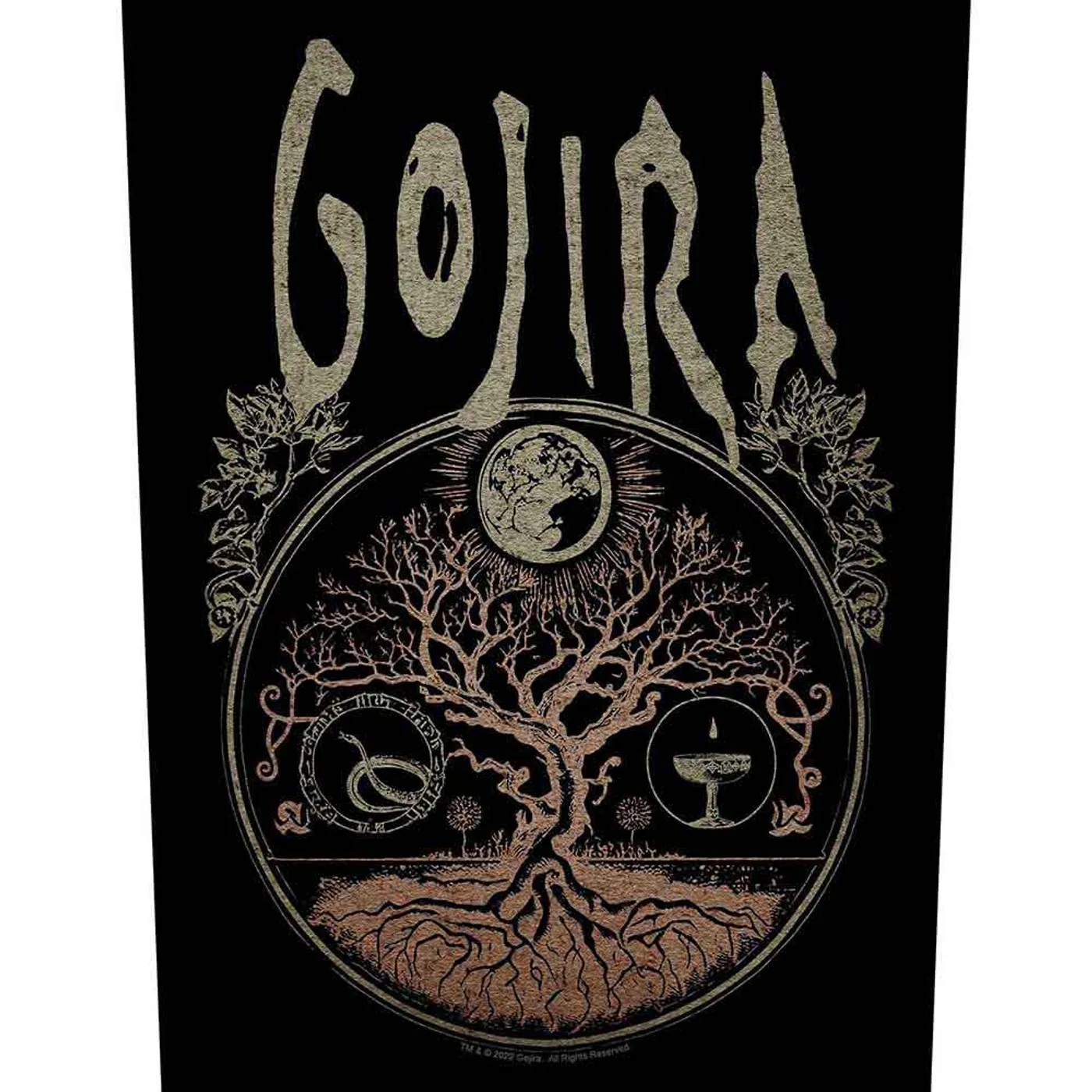Gojira Patches - Woven Sew On - Tree Of Life