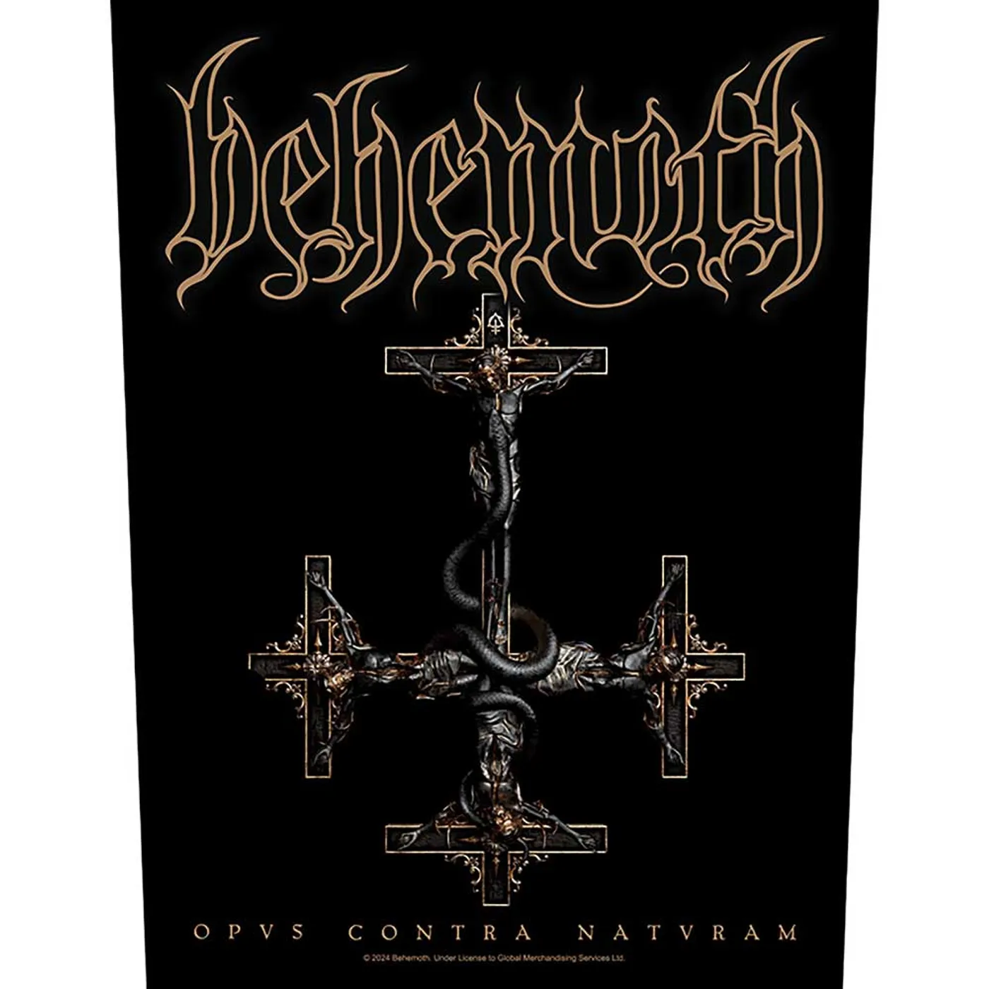 Behemoth Patches - Woven Sew On - Opvs Contra Natvram