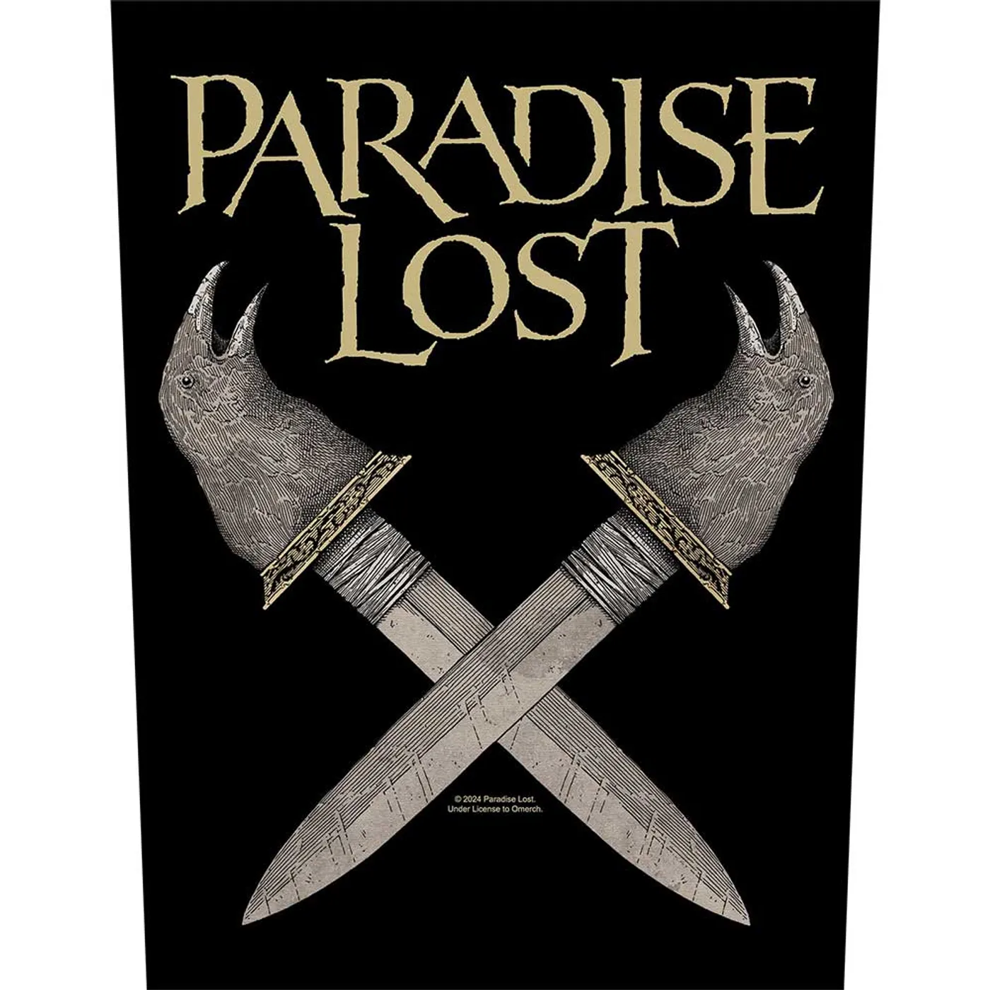 Paradise Lost Patches - Woven Sew On - Obsidian Dagger