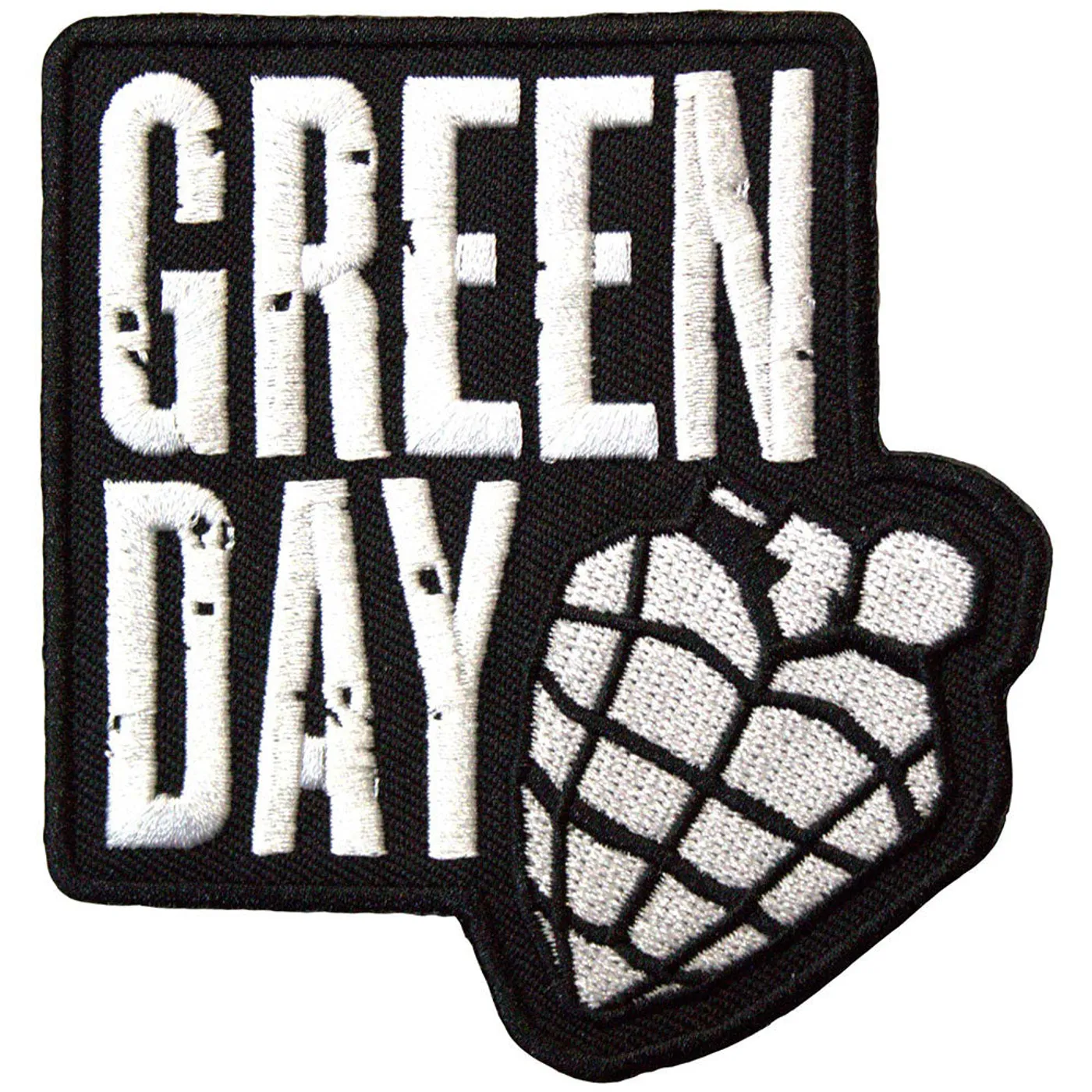 Green Day Patches - Iron On - Stacked Logo & Grenade