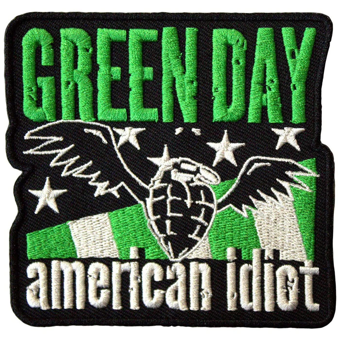 Green Day Patches - Iron On - American Idiot Wings