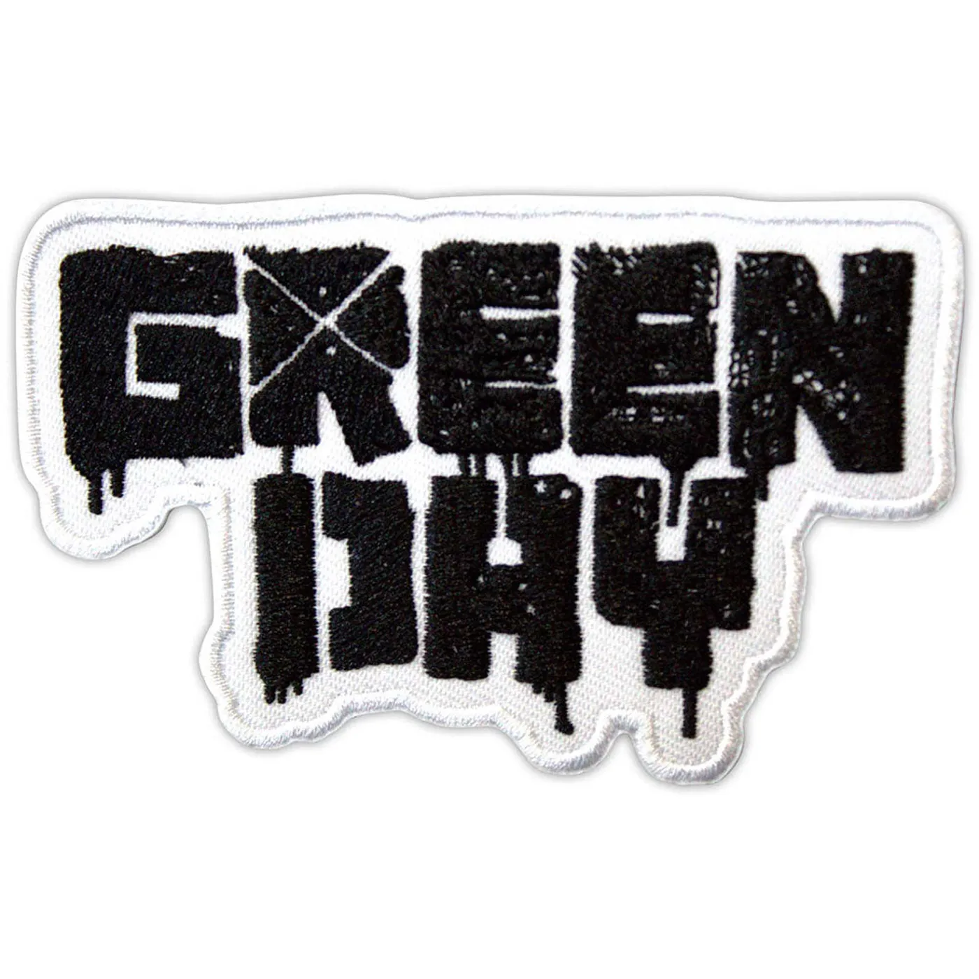 Green Day Patches - Iron On - 21st Century Breakdown B&W Logo
