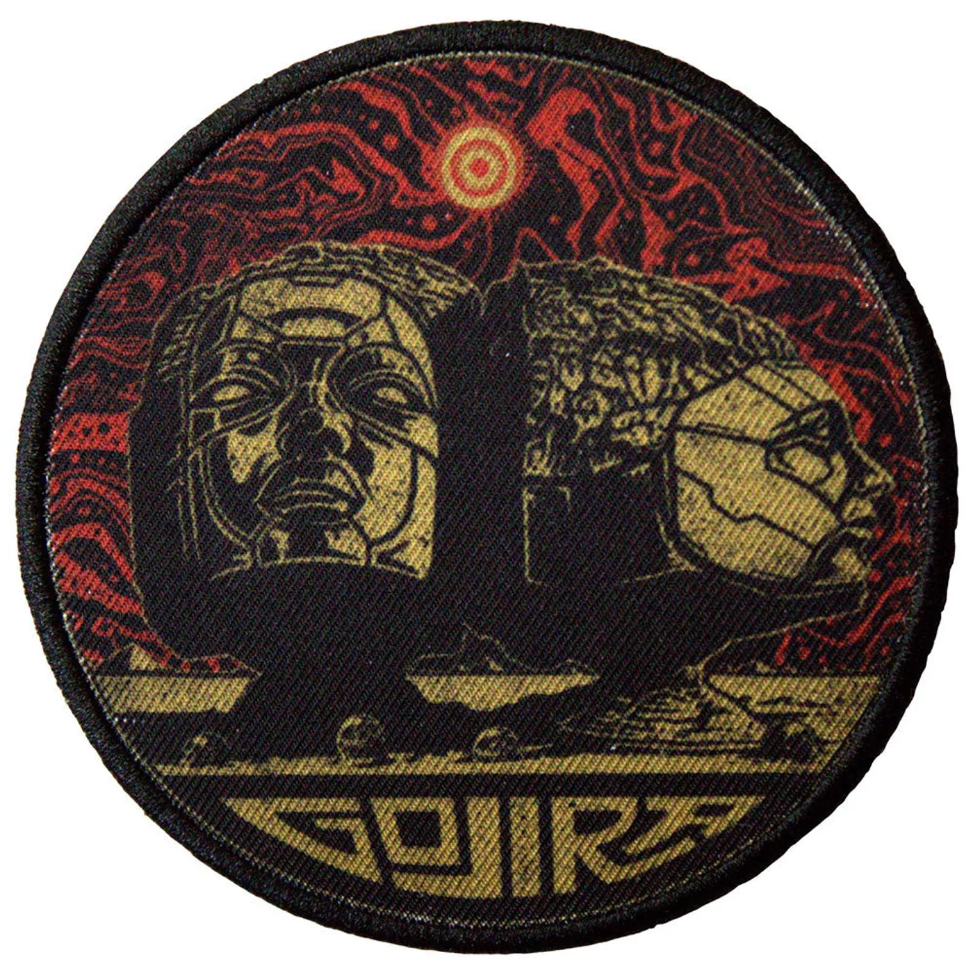Gojira Patches - Iron On - Scuplted Heads