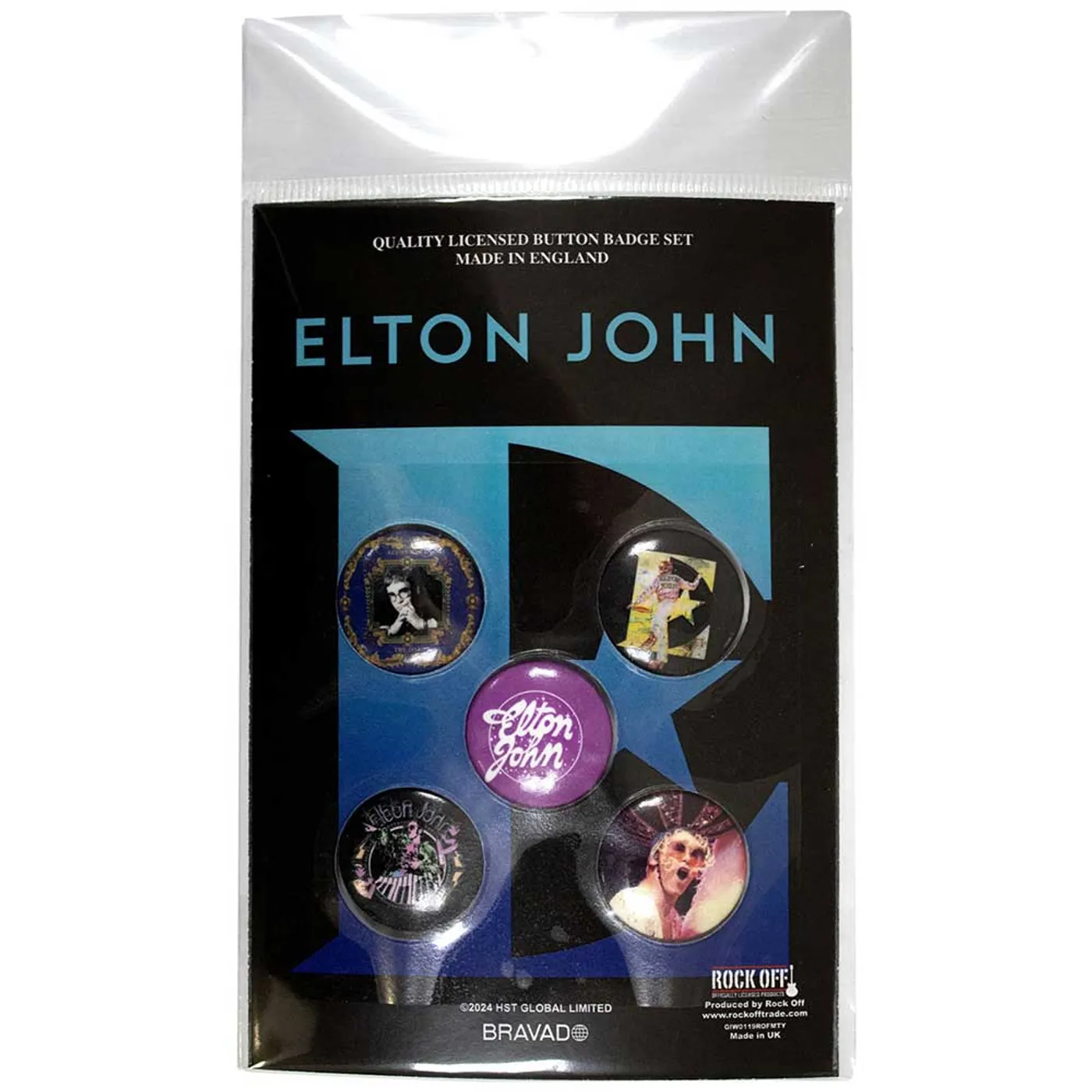 Elton John Plastic - Pin Badge - Glasses