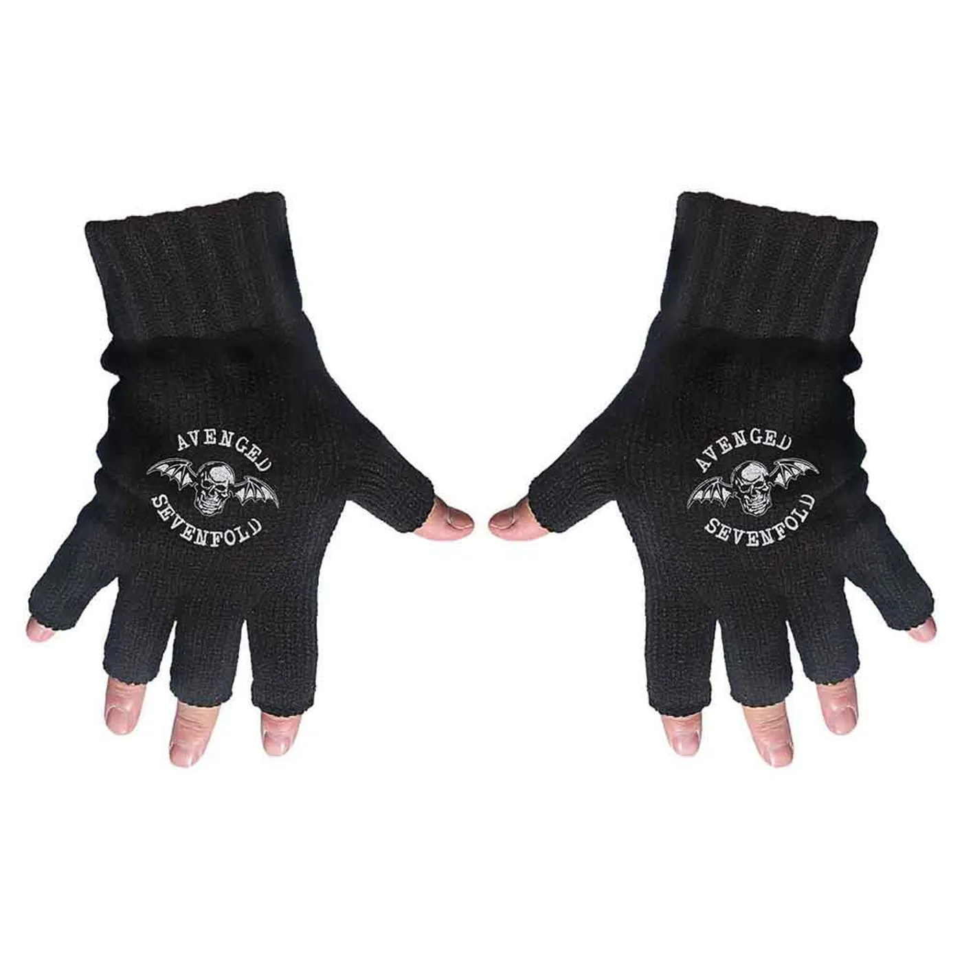 Avenged Sevenfold Fingerless Gloves - Death Bat