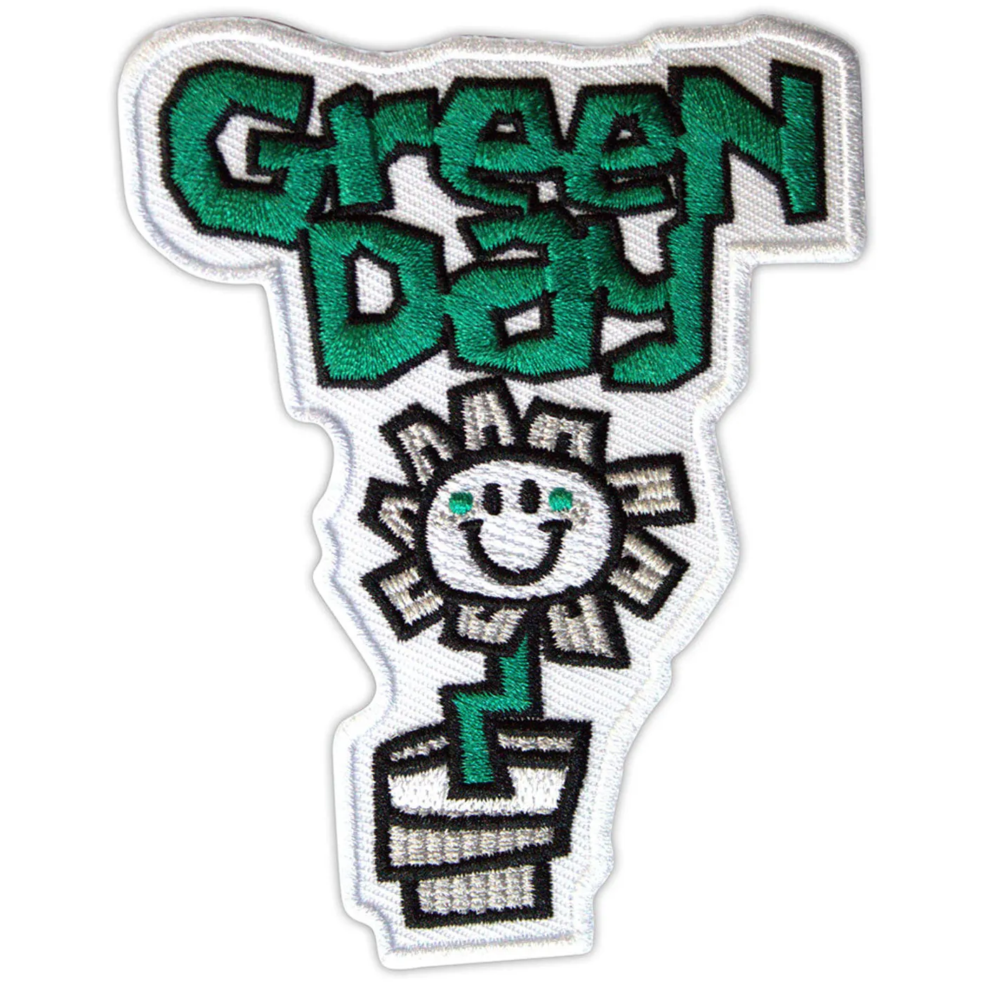 Green Day Patches - Iron On - Flower Pot