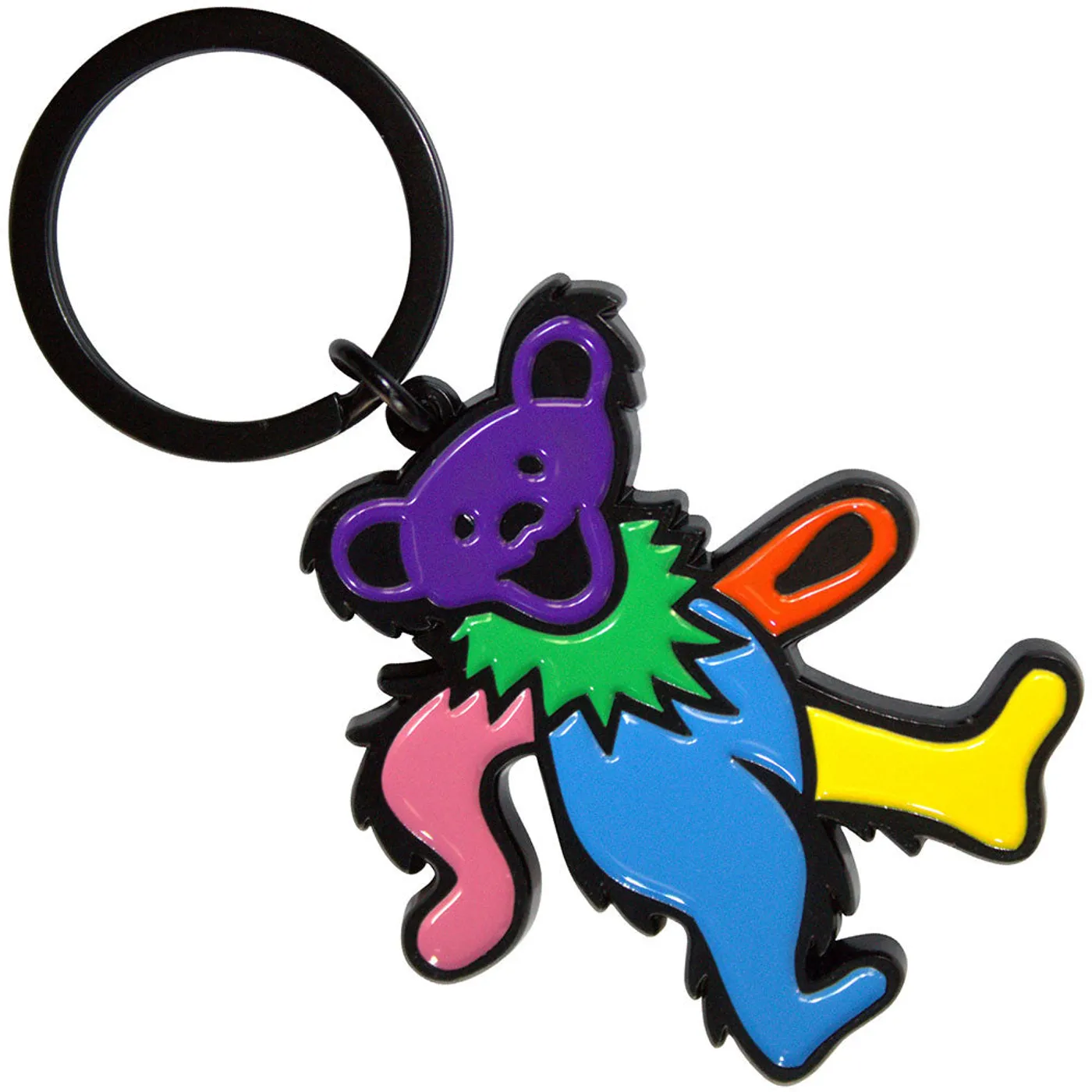 Grateful Dead Standard Keychains - Blue Body Dancing Bear