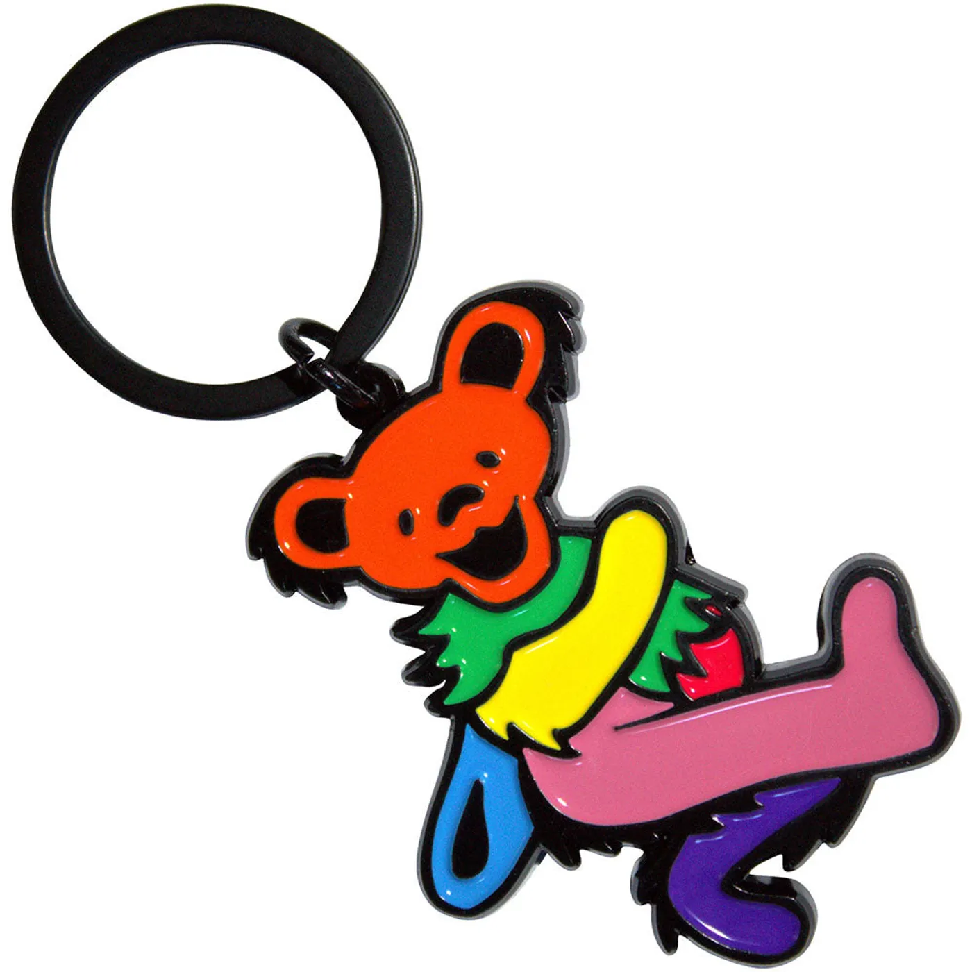Grateful Dead Standard Keychains - Pink Body Dancing Bear