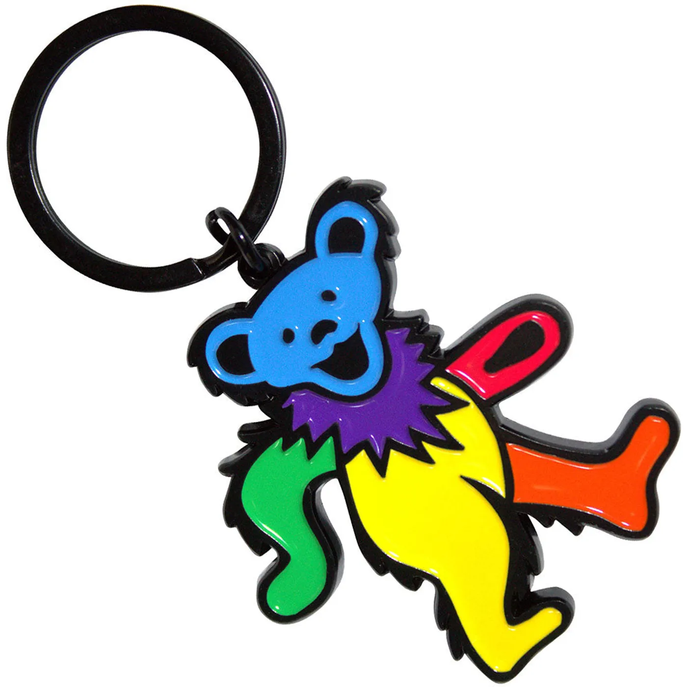 Grateful Dead Standard Keychains - Yellow Body Dancing Bear