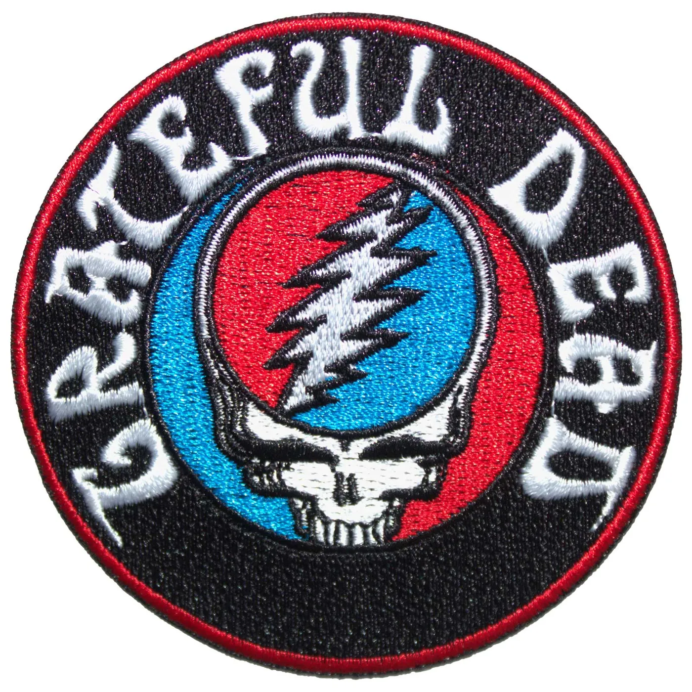 Grateful Dead Patches - Iron On - Steal Your Face Logo v2