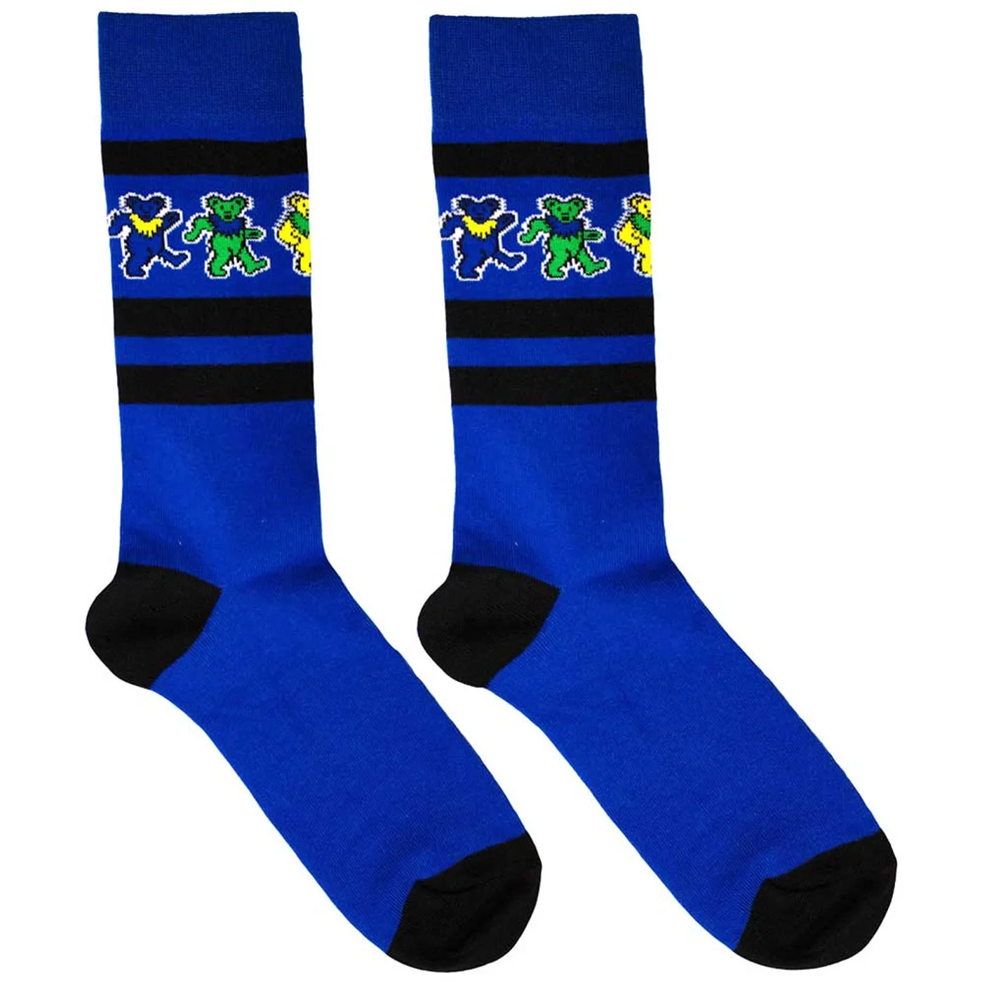 Grateful Dead Ankle Socks - Dancing Bears Stripe