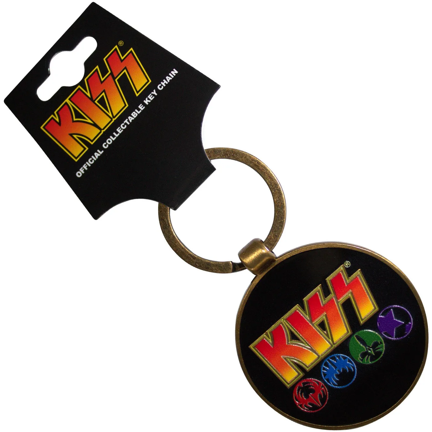 KISS Standard Keychains - Army/Logo & Icons Double-Sided