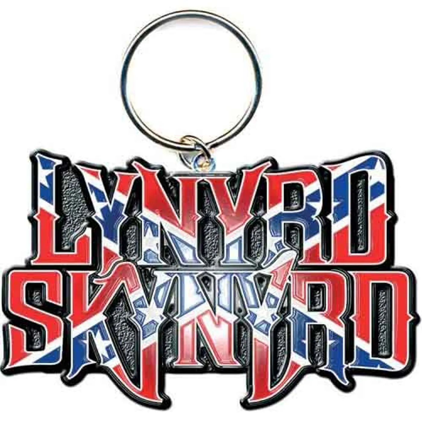 Lynyrd Skynyrd Standard Keychains - Flag Logo