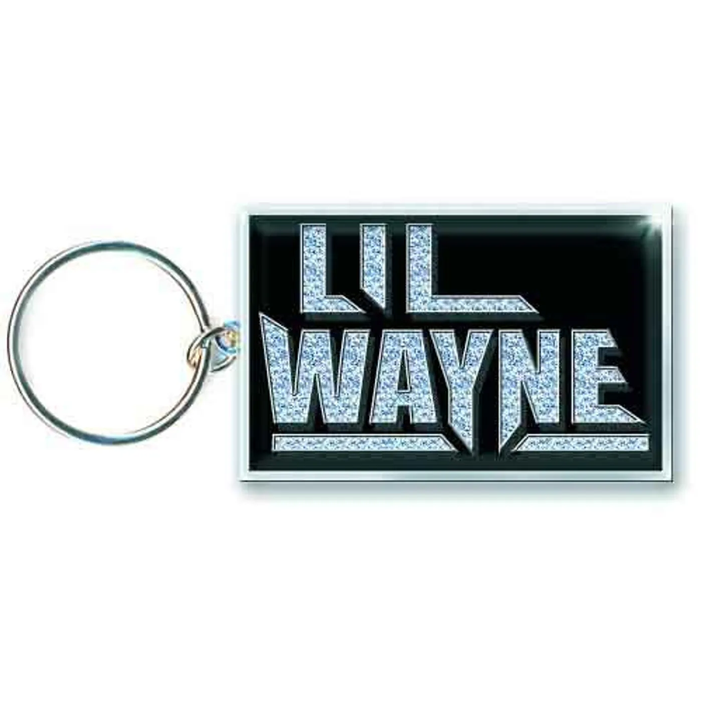 Lil Wayne Standard Keychains - Rhinestone Logo