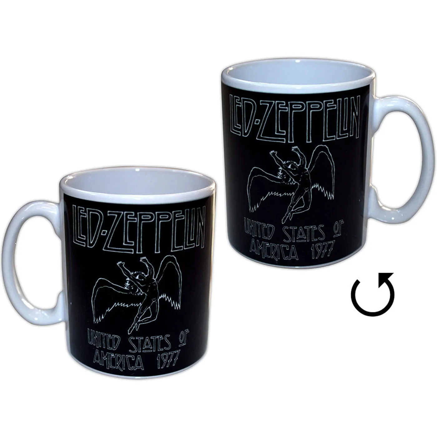 Led Zeppelin Unboxed Mugs Std - 77 USA Tour