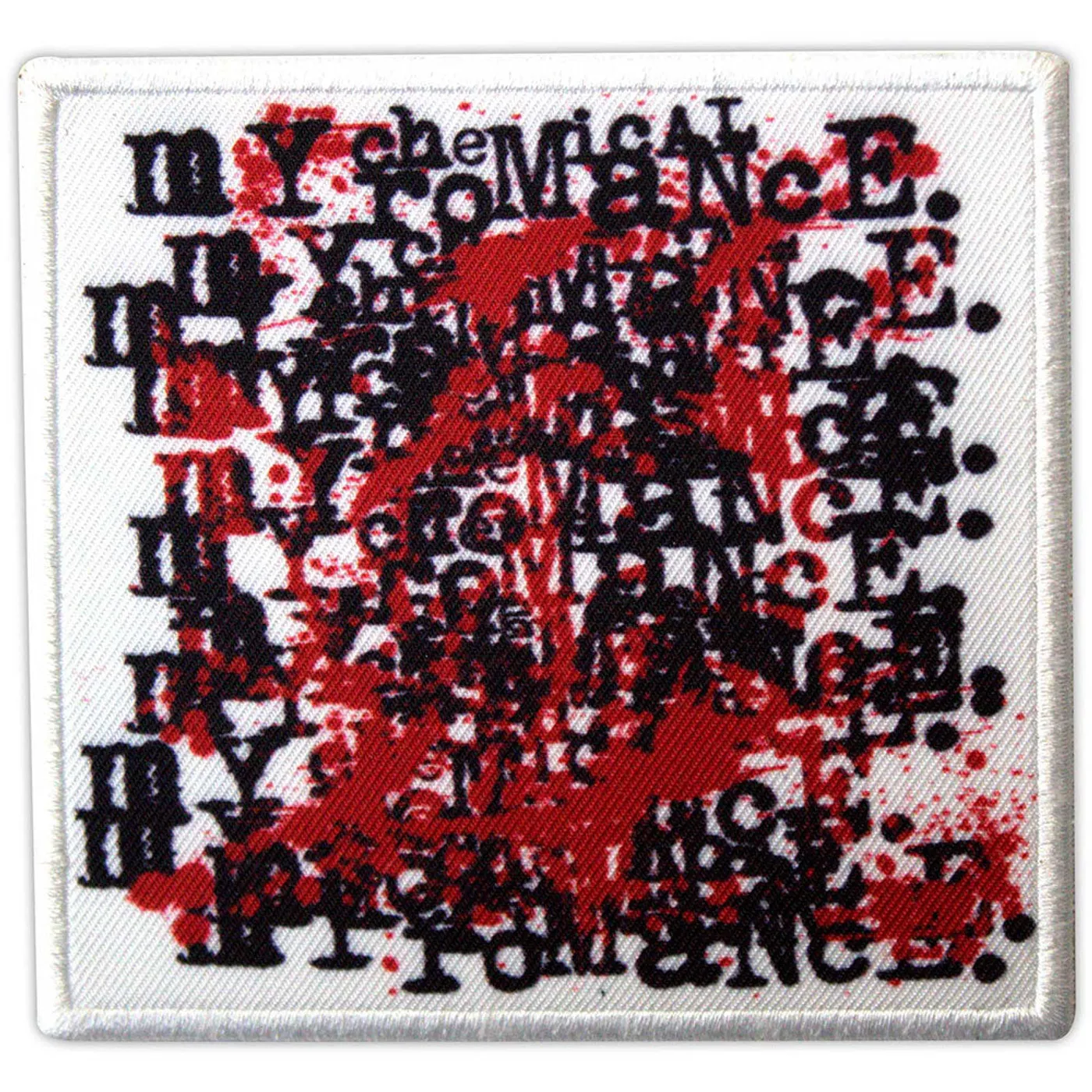 My Chemical Romance Patches - Iron On - Sweet Revenge Logo Repeat