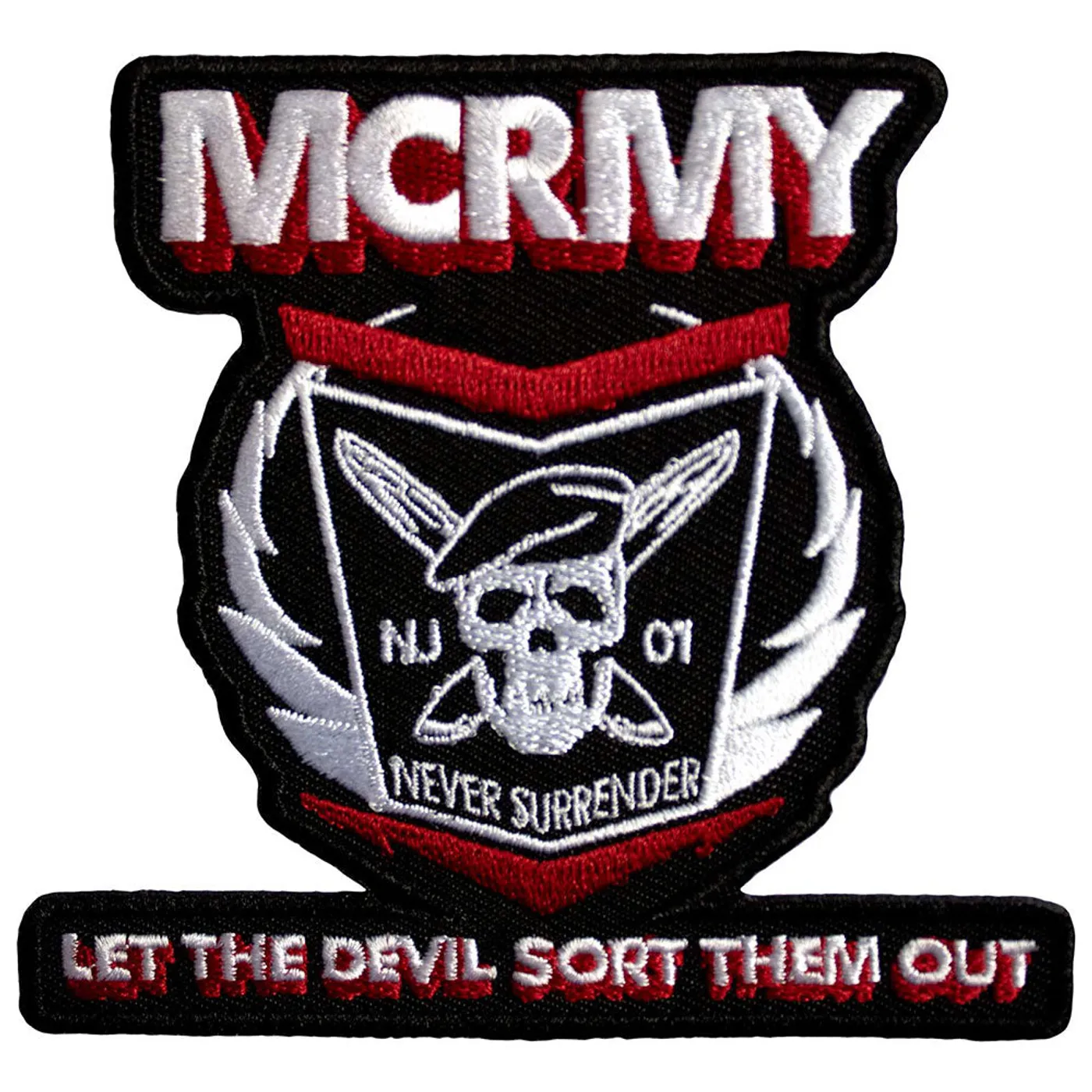 My Chemical Romance Patches - Iron On - MCRMY Never Surrender