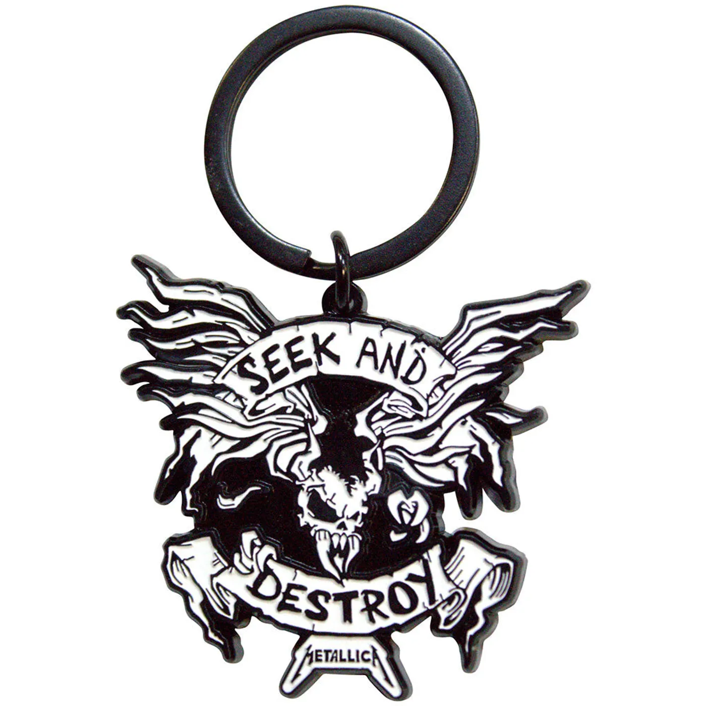 Metallica Standard Keychains - Seek & Destroy