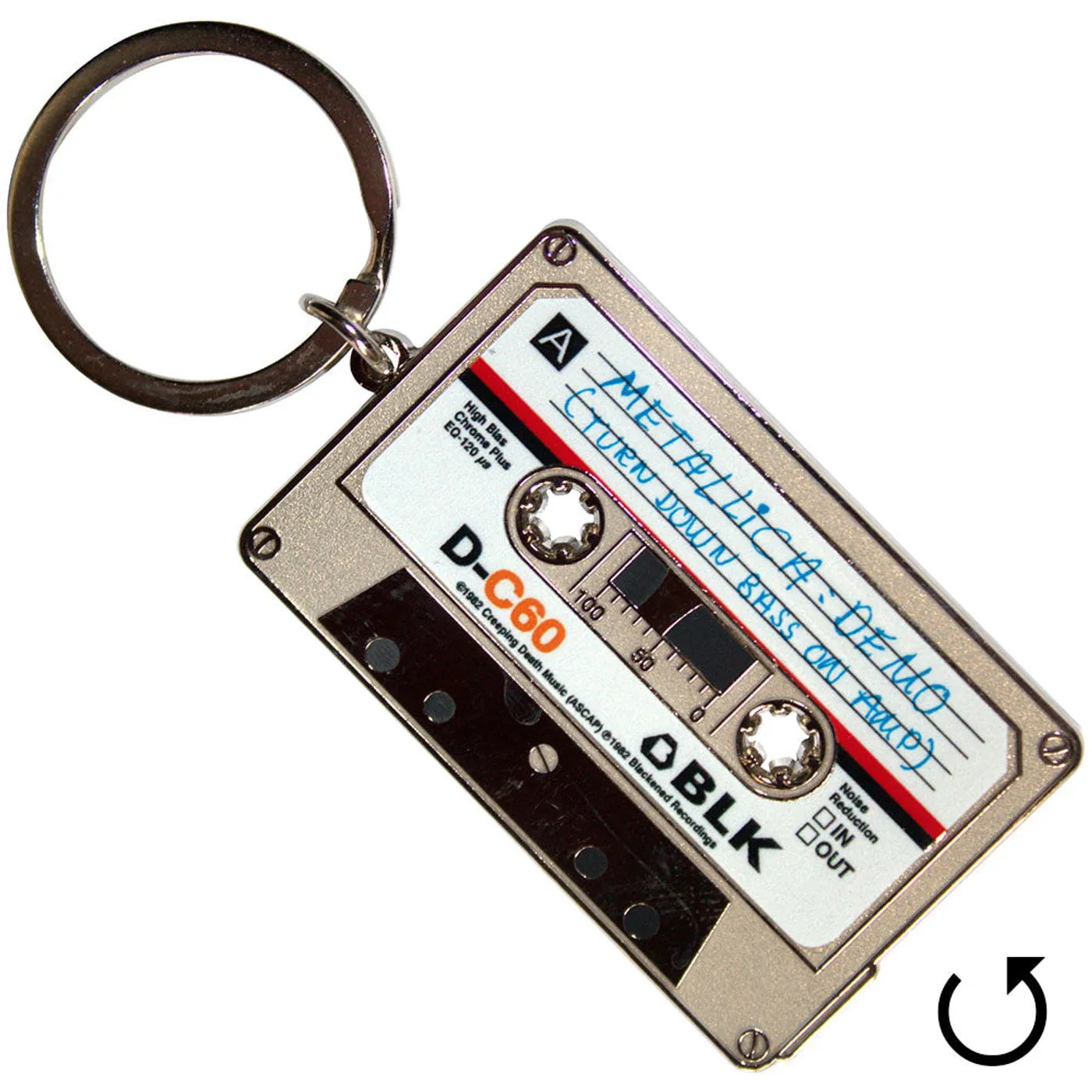 Metallica Standard Keychains - No Life 'Til Leather