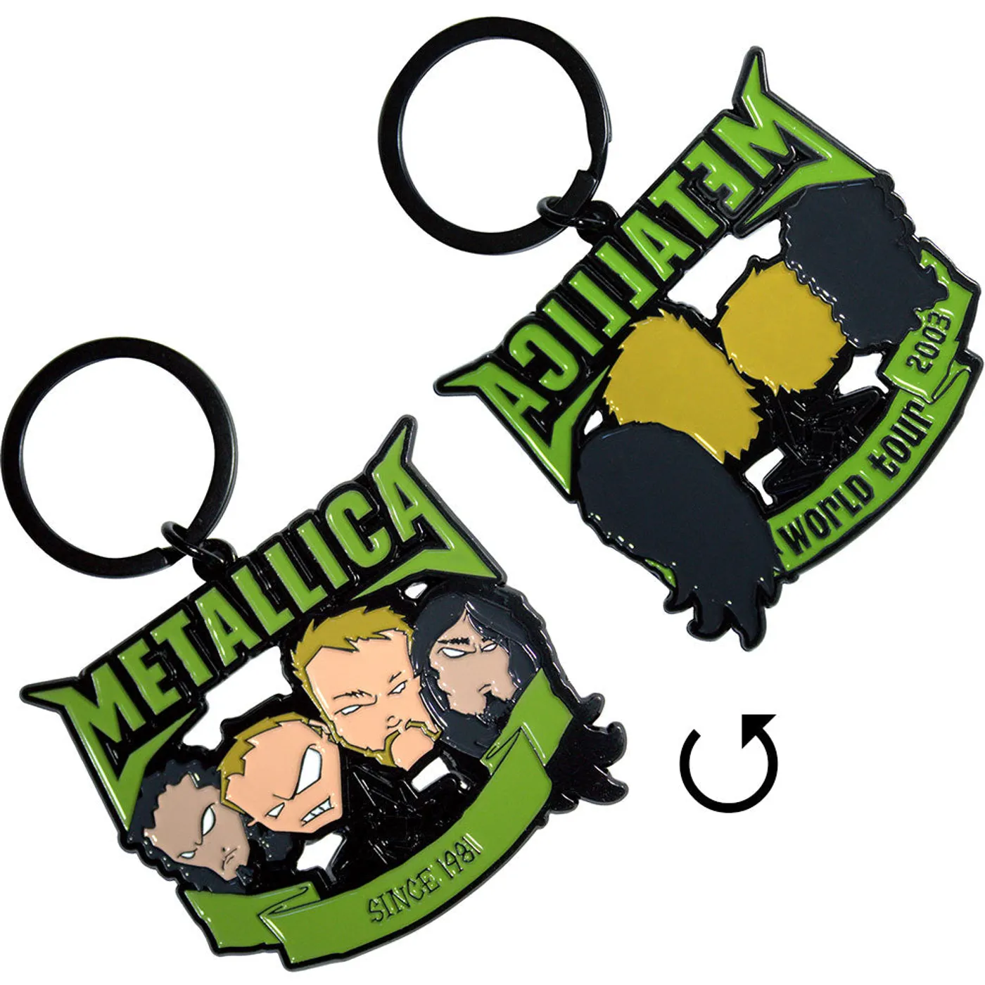 Metallica Standard Keychains - Since 1981 Heads