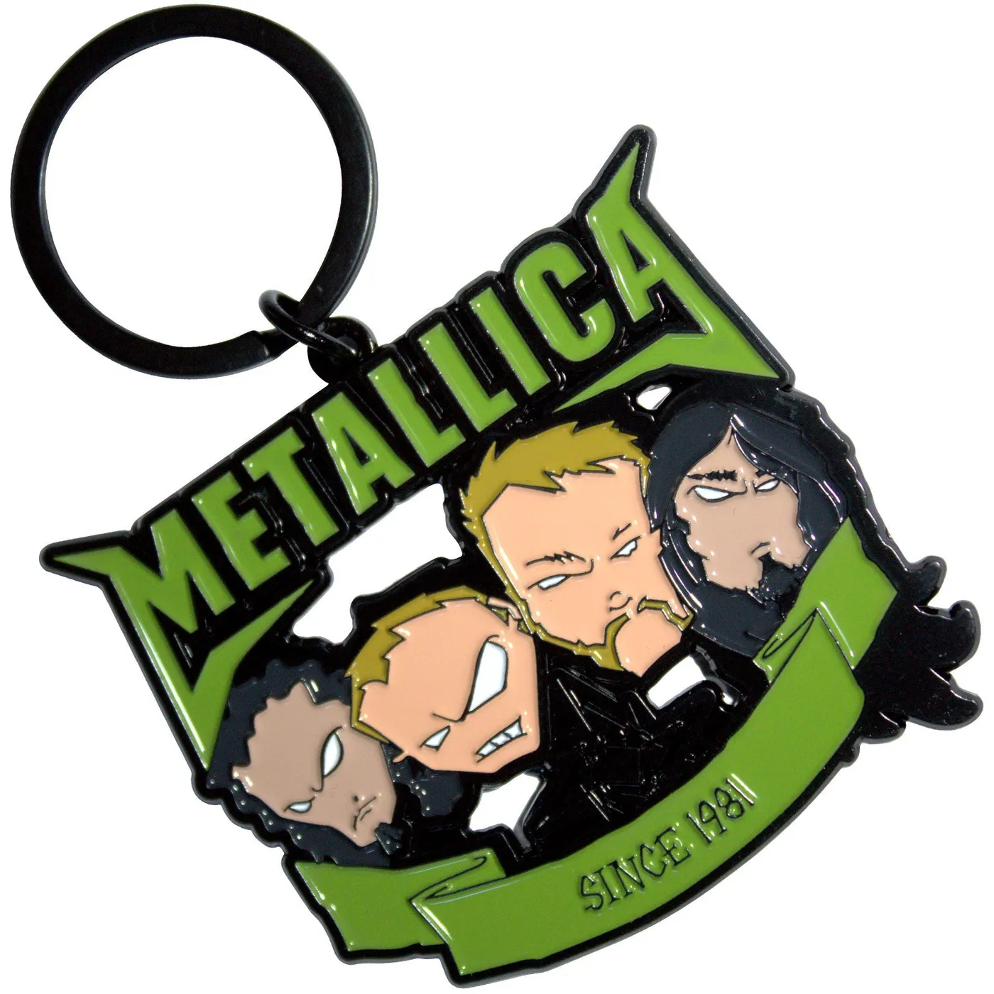 Metallica Standard Keychains - Since 1981 Heads
