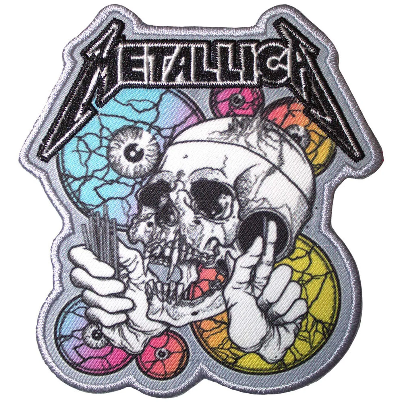Metallica Patches - Iron On - The Shortest Straw Multicolored Eyes