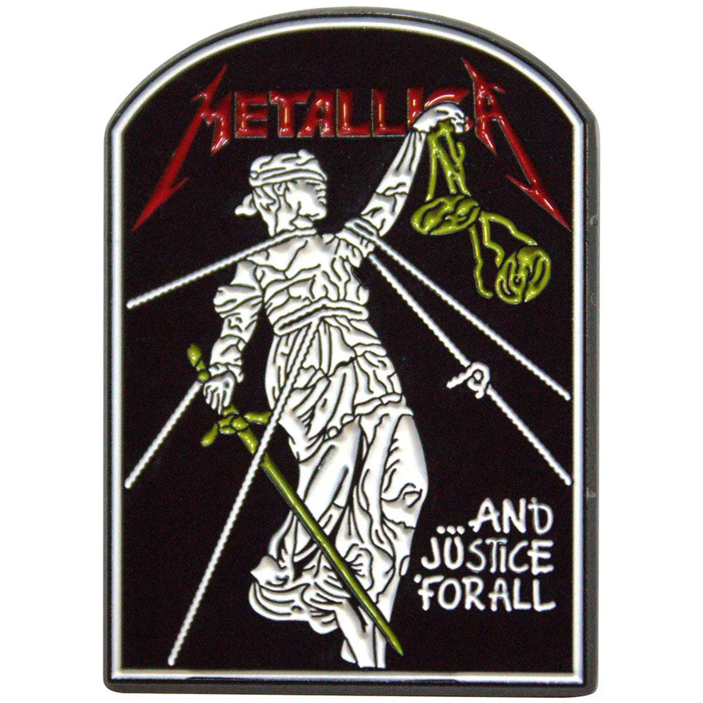 Metallica Pin - Badge - And Justice For All Tombstone