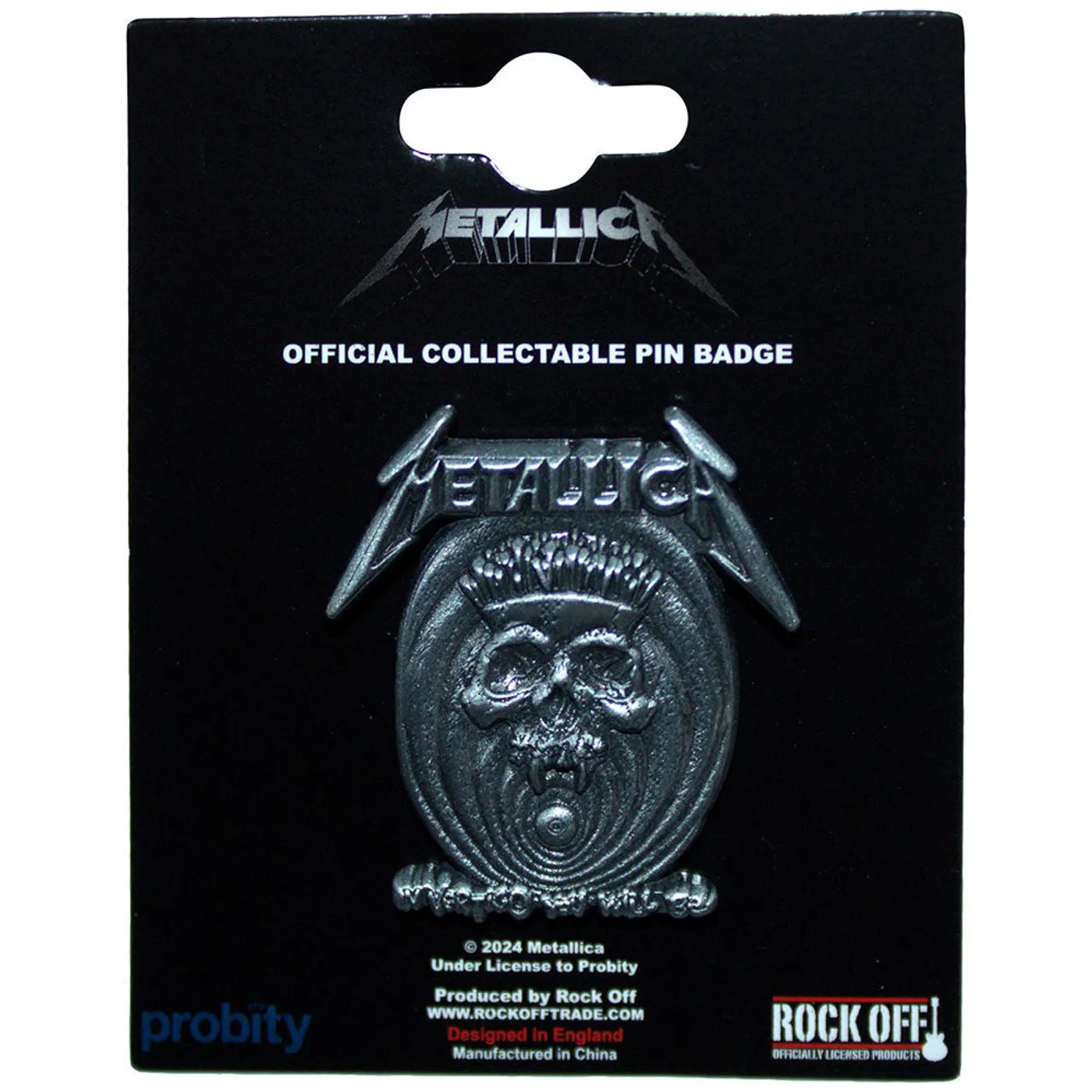 Metallica Pin - Badge - In Vertigo