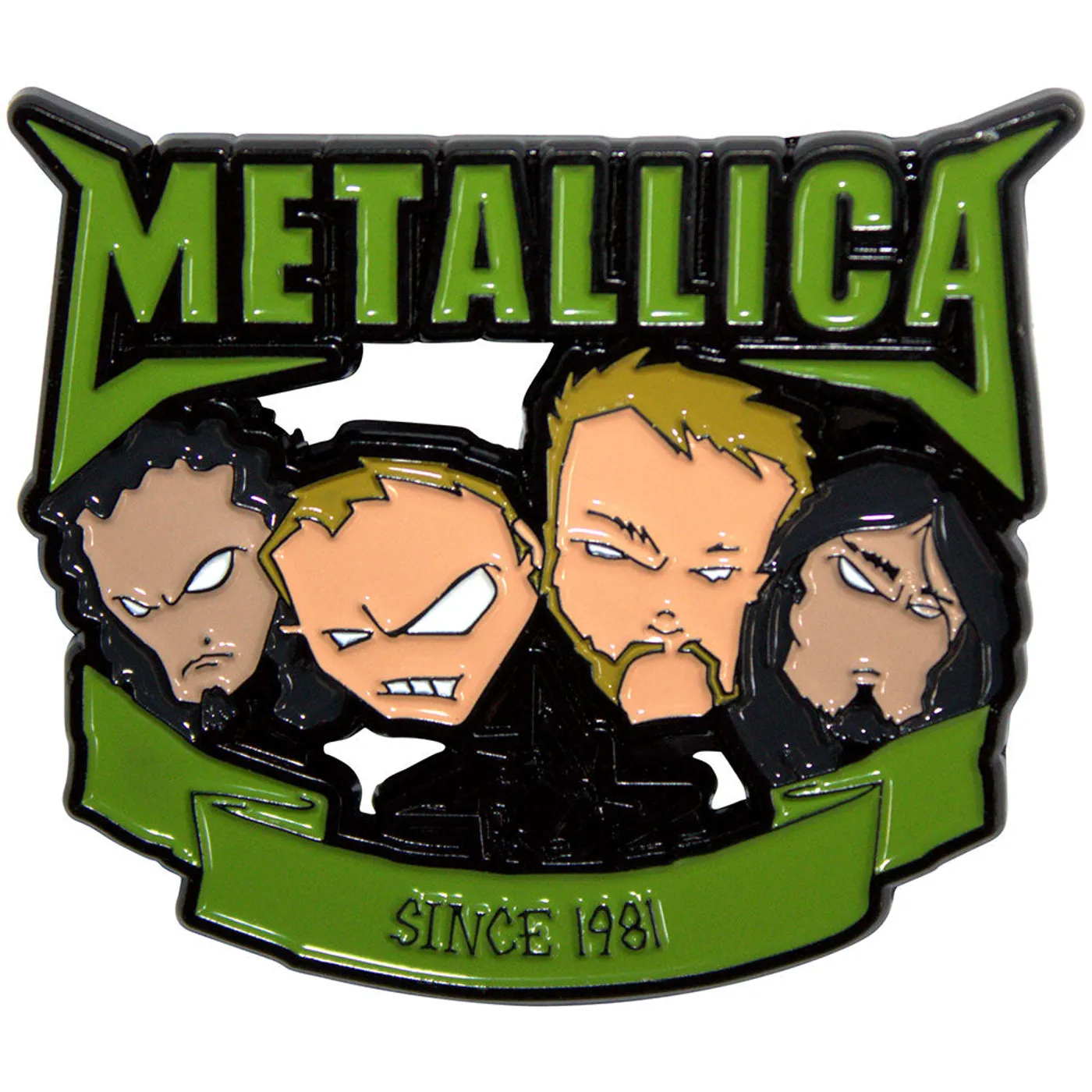 Metallica Pin - Badge - Since 1981 Heads
