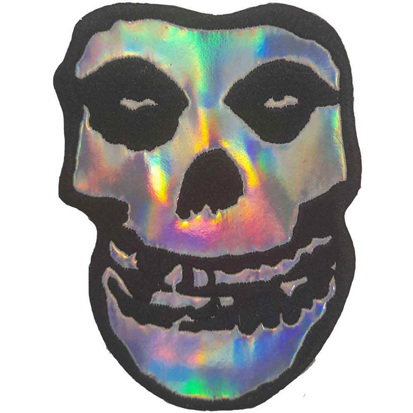 Misfits Patches - Iron On - Sonic Silver Skull
