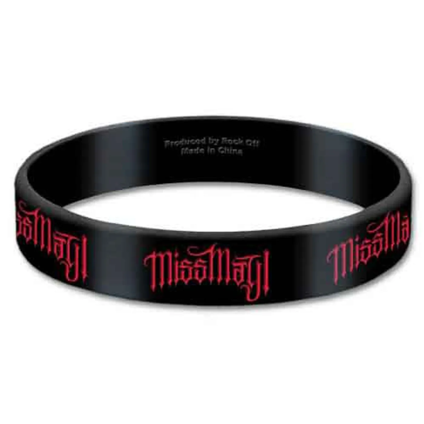 Miss May I Wrist Bands - Rubber Gummy - Logo