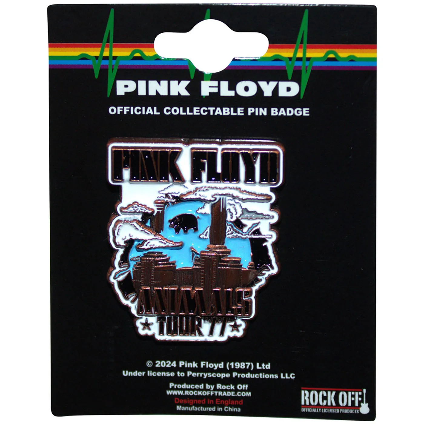 Pink Floyd Pin - Badge - Animals Tour '77