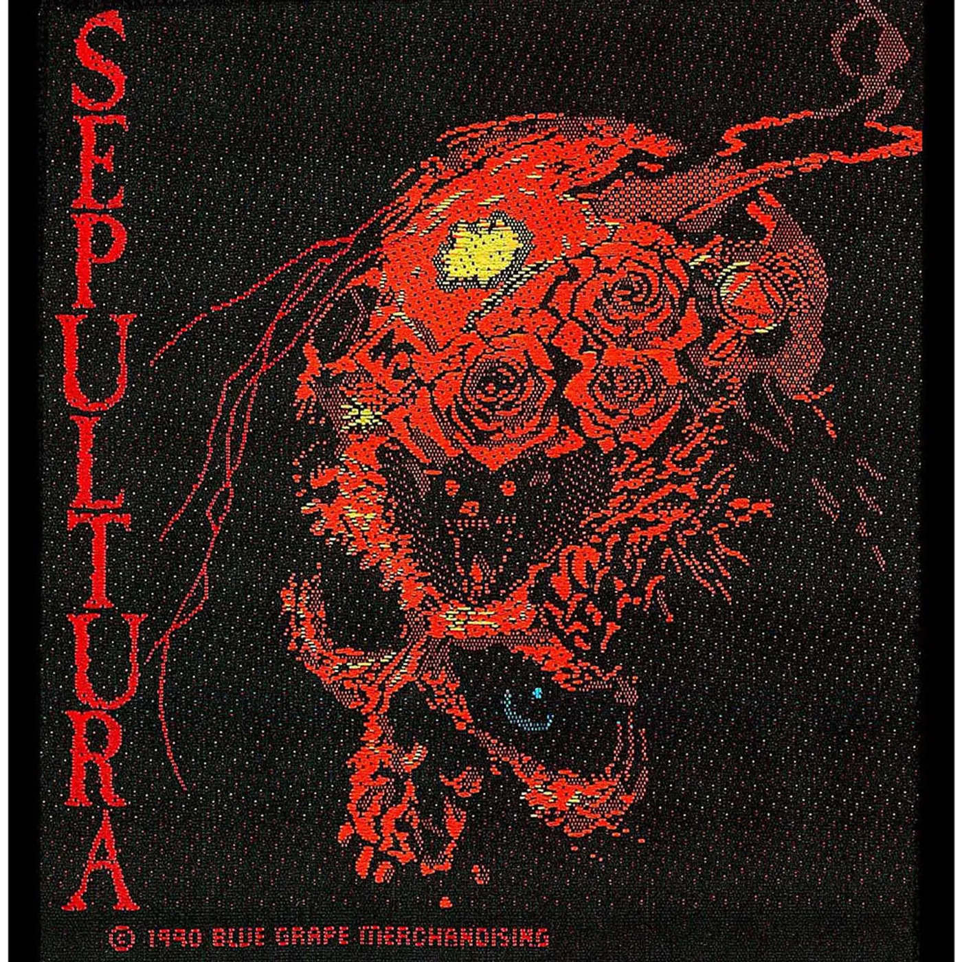 Sepultura Patches - Woven Sew On - Beaneath The Remains