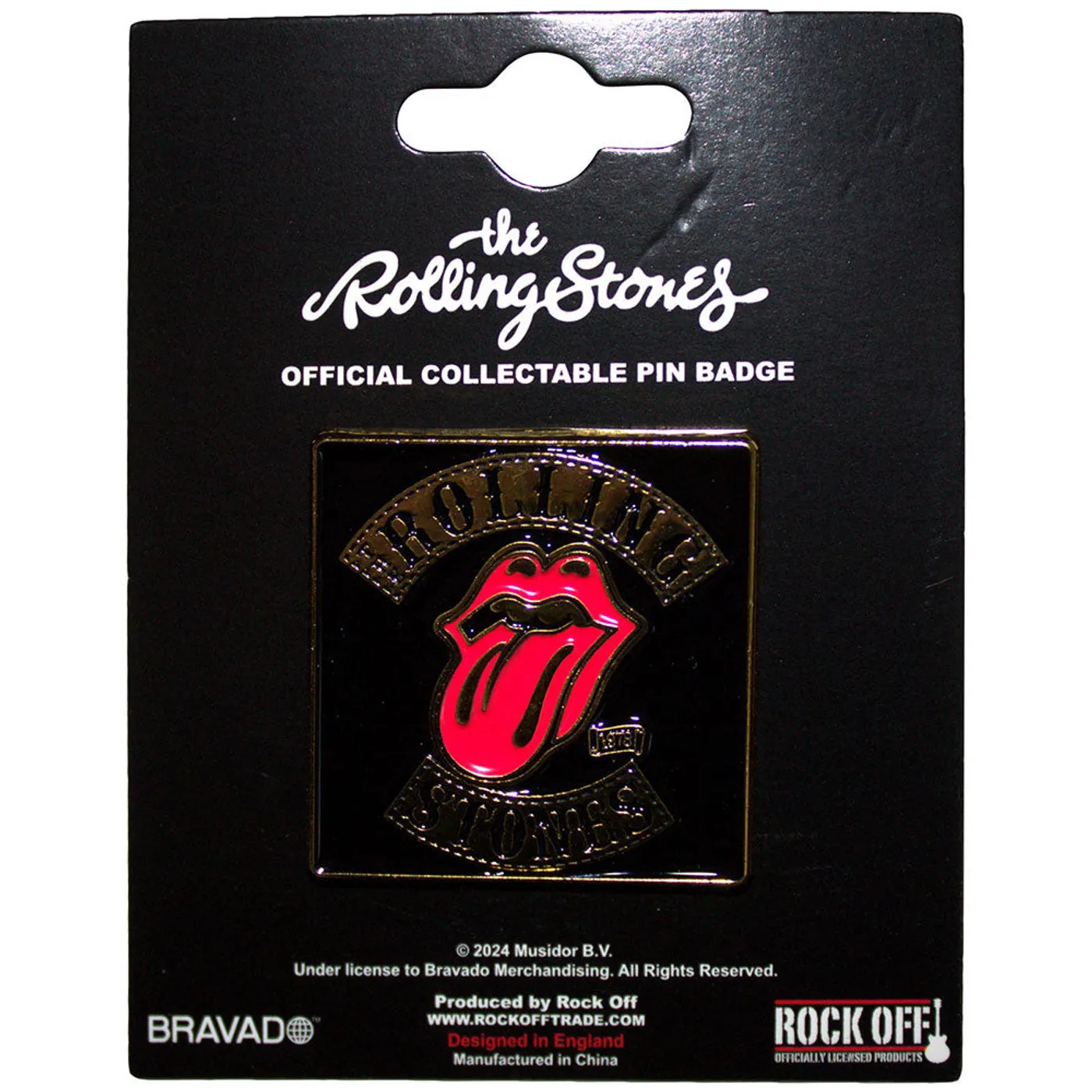 The Rolling StonesPin - Badge - Tour '78 Gold