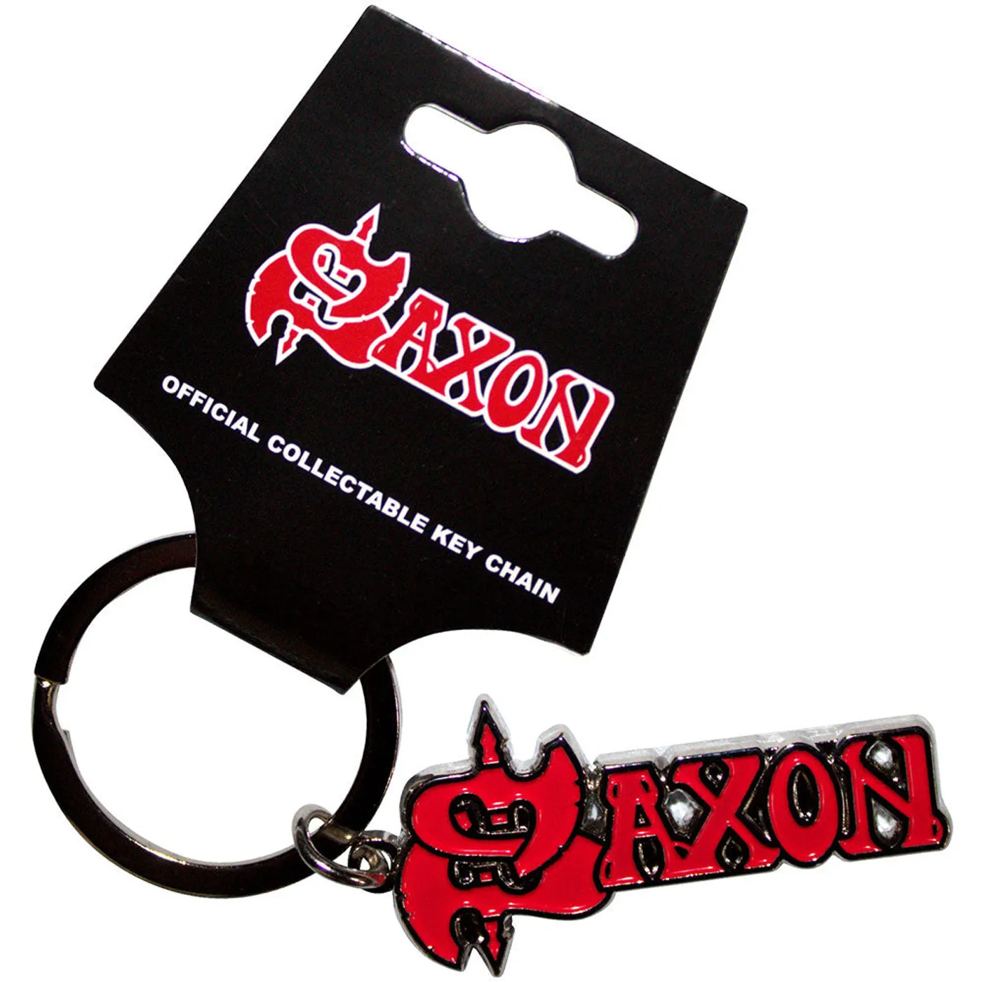 Saxon Standard Keychains - Red Logo