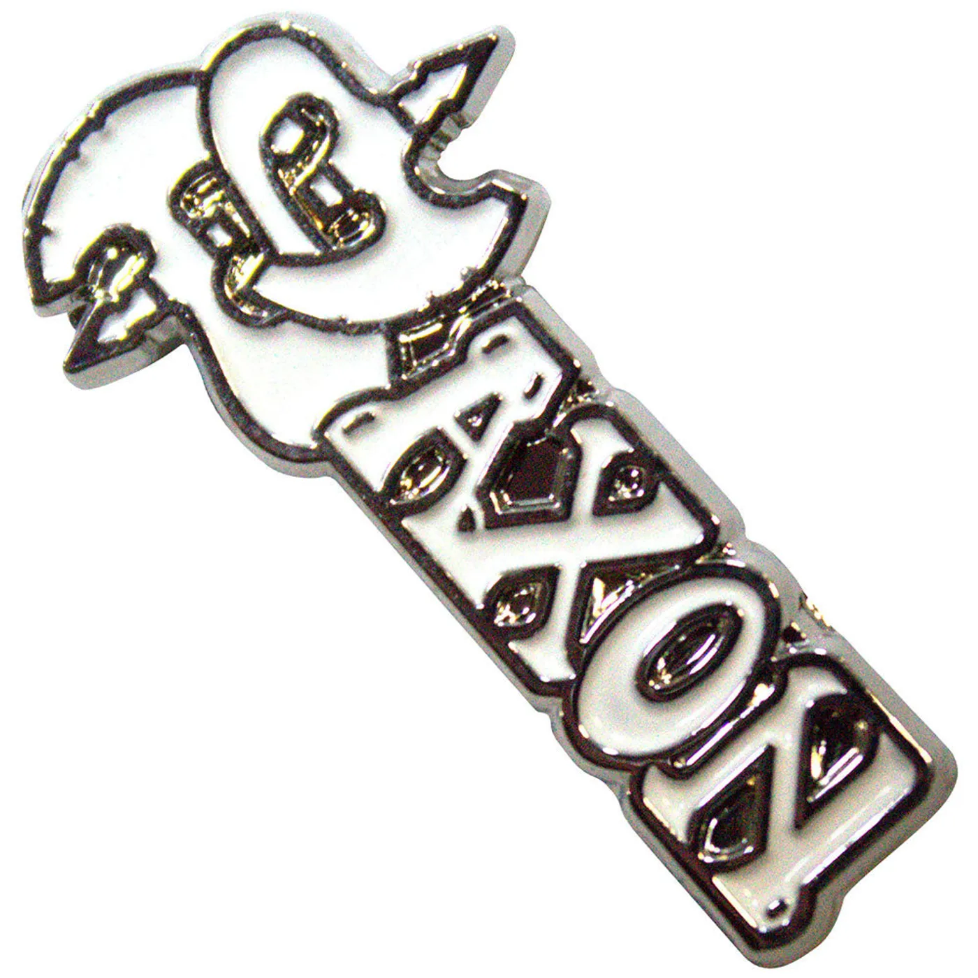 Saxon Pin - Badge - White Logo