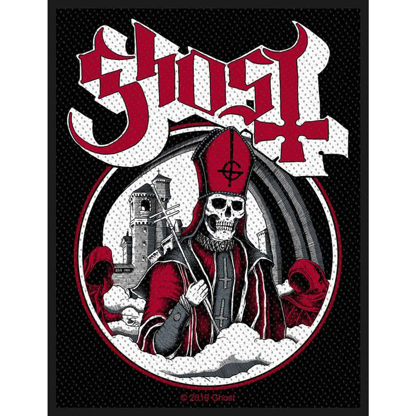 Ghost Patches - Woven Sew On - Secular Haze
