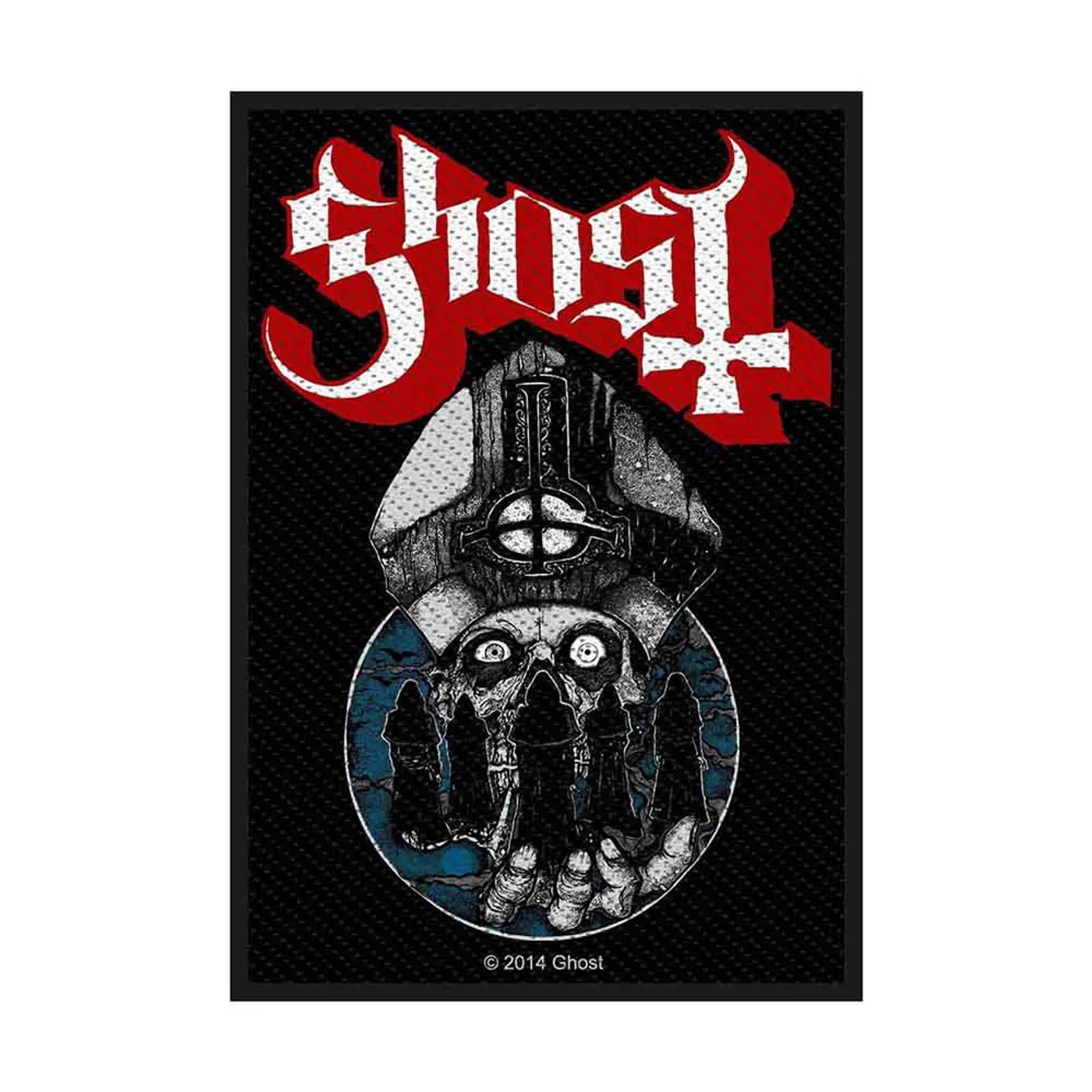Ghost Patches - Woven Sew On - Warriors