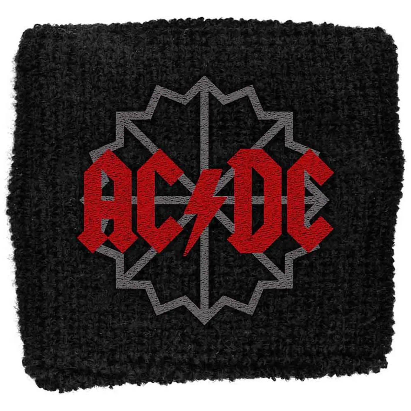 AC/DC Wrist Bands - Sweat - Black Ice Logo