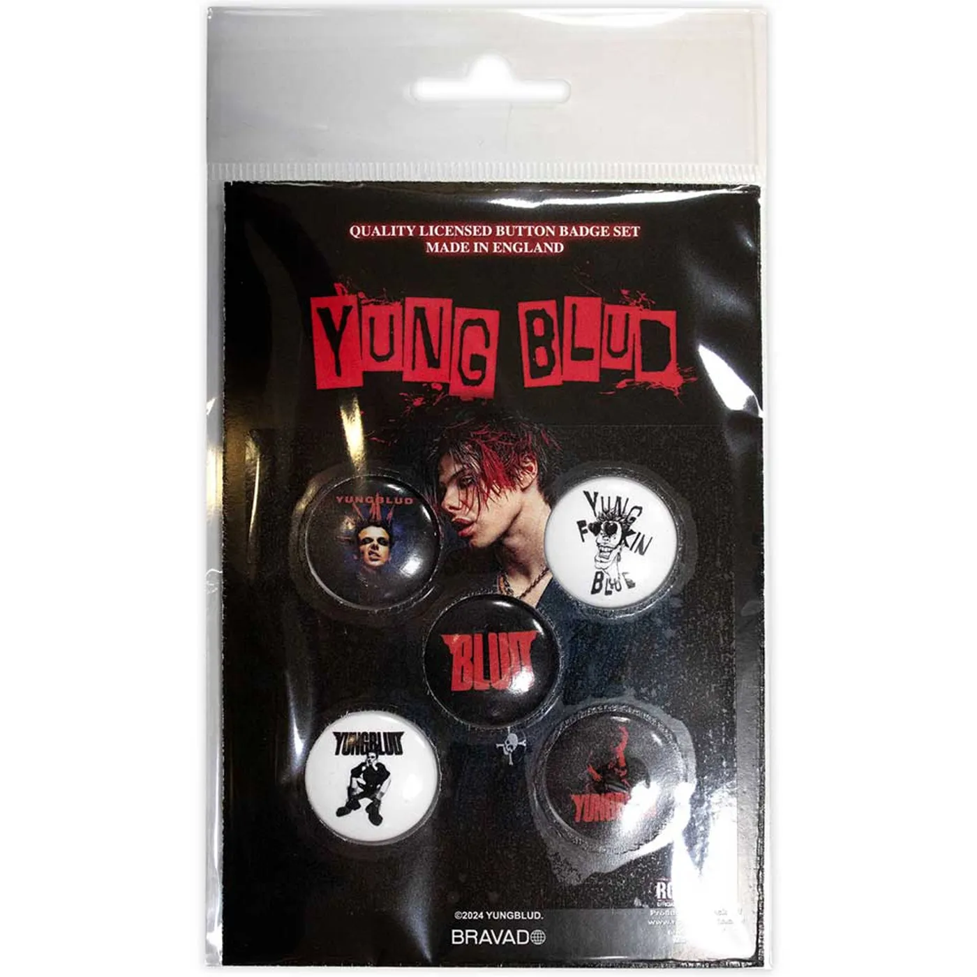 Yungblud Plastic - Pin Badge - Logos